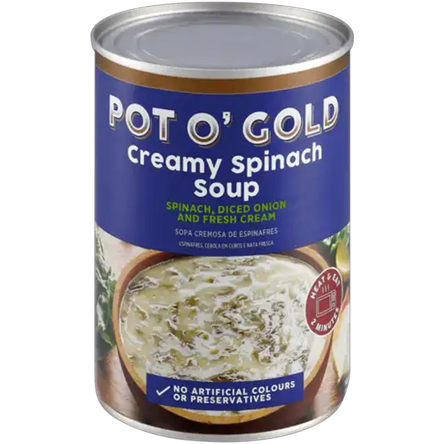 Image of Pot O' Gold Creamy Spinach Soup 410g