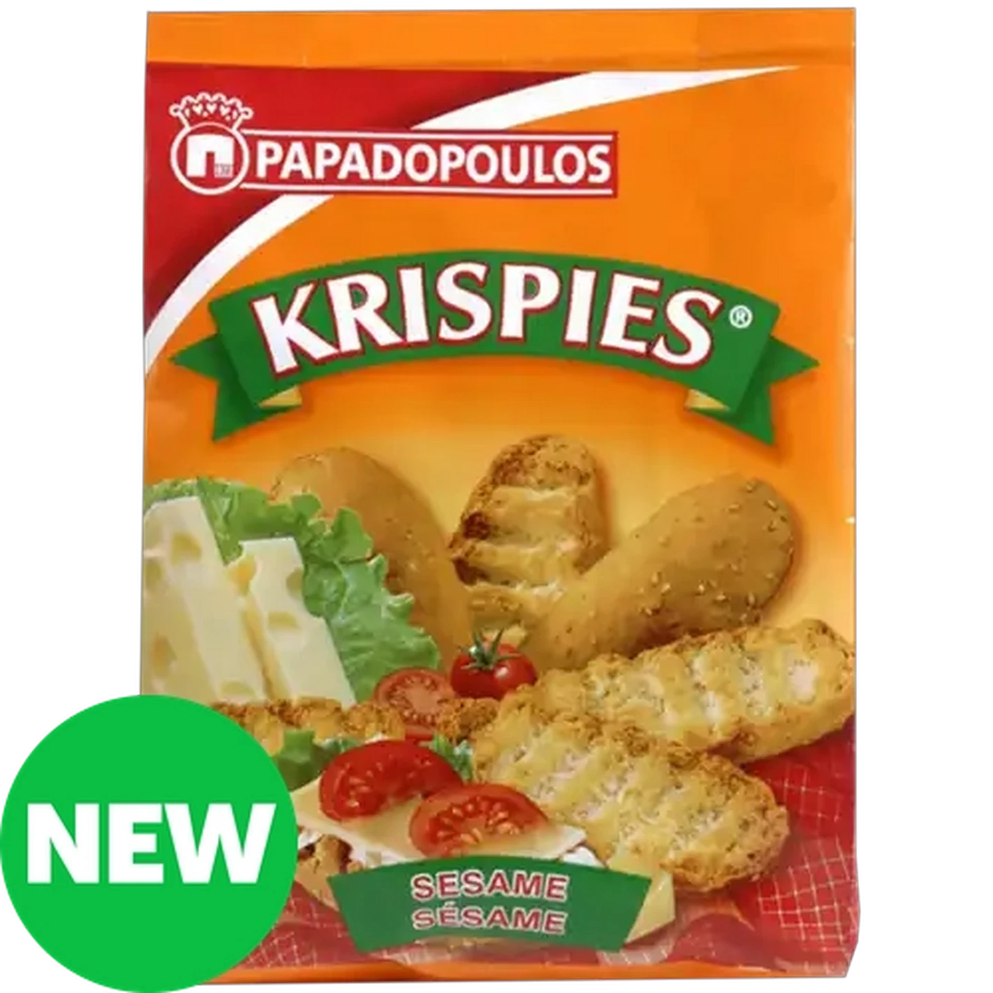 Image of Papadopoulos Krispies Wheat Rusks with Sesame 200g