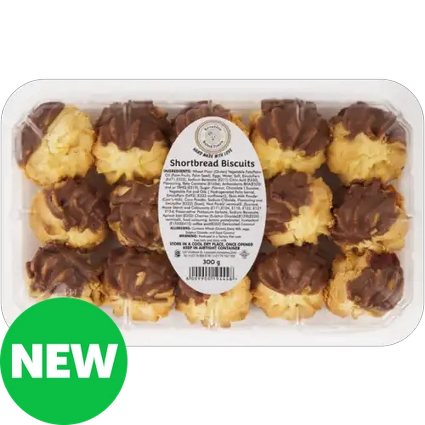 Image of Sunshine Baked Treats Shortbread Biscuits 300g (Flavour May Vary)