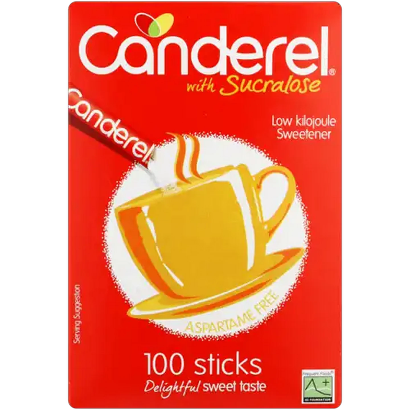 Image of Canderel Sucralose Low Kilojoule Sweetener Sticks 100 Pack
