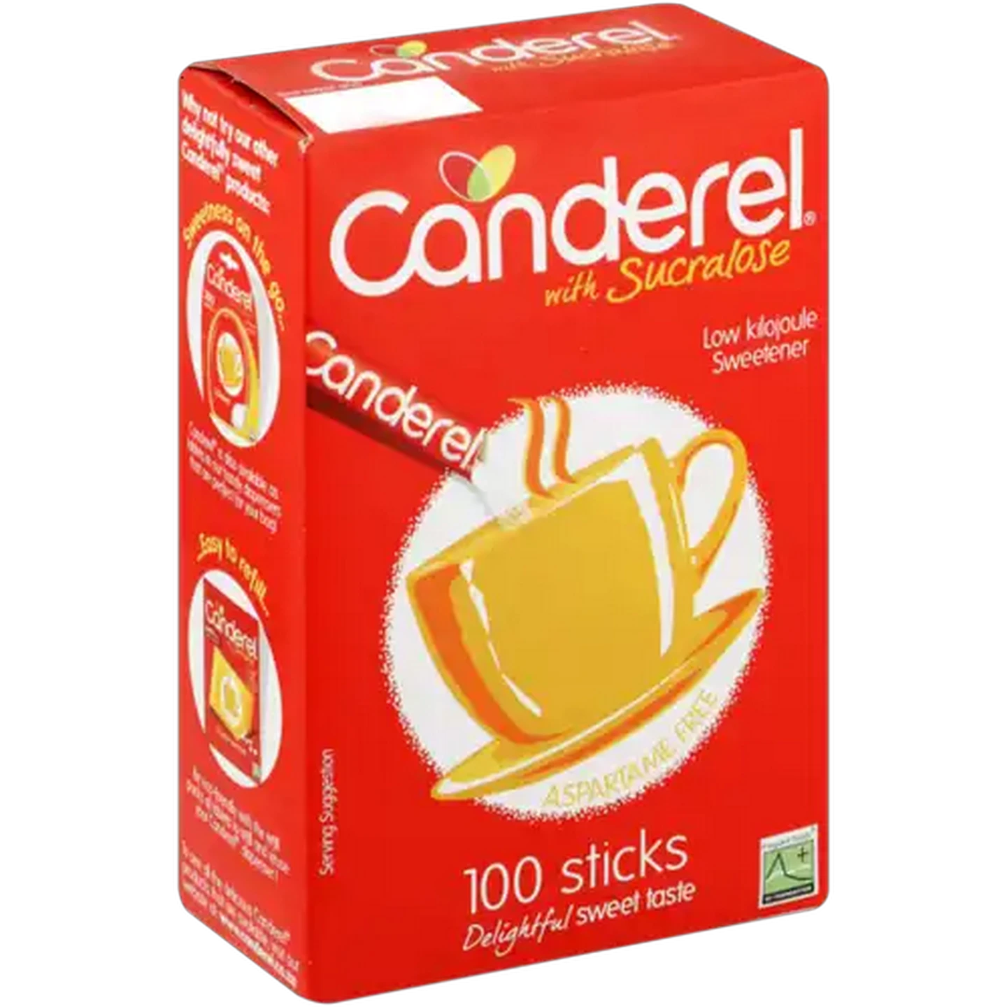 Image of Canderel Sucralose Low Kilojoule Sweetener Sticks 100 Pack