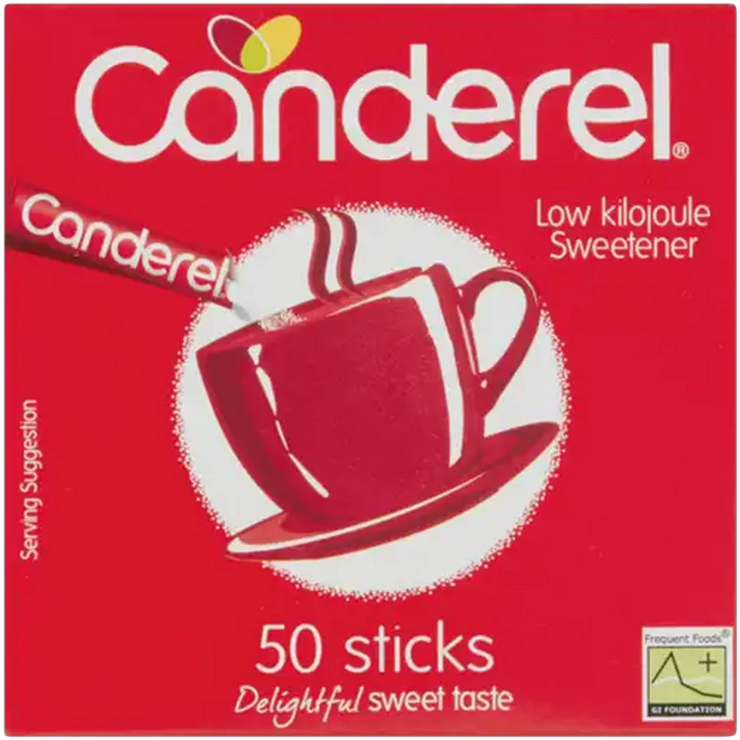 Image of Canderel Low Kilojoule Sweetener Sticks 50 Pack