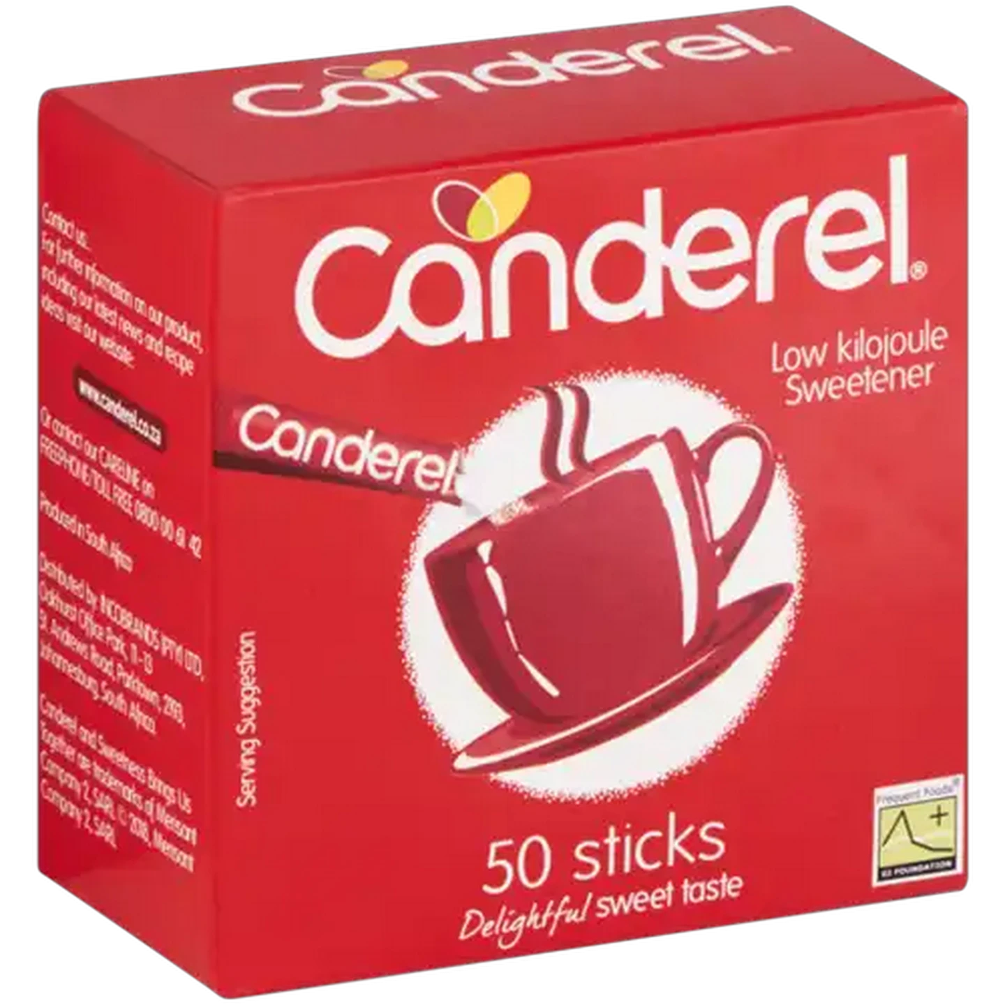 Image of Canderel Low Kilojoule Sweetener Sticks 50 Pack