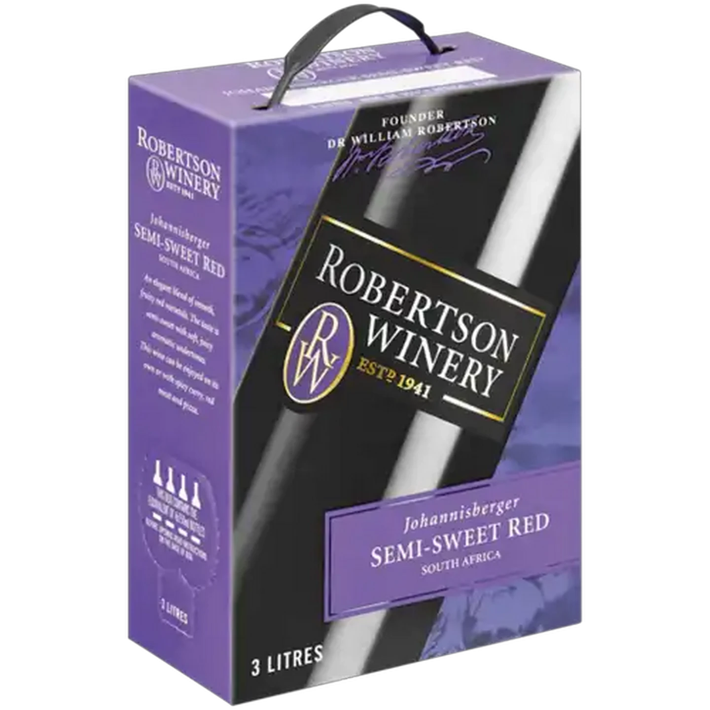 Image of Robertson Winery Semi-Sweet Red Wine Box 3L