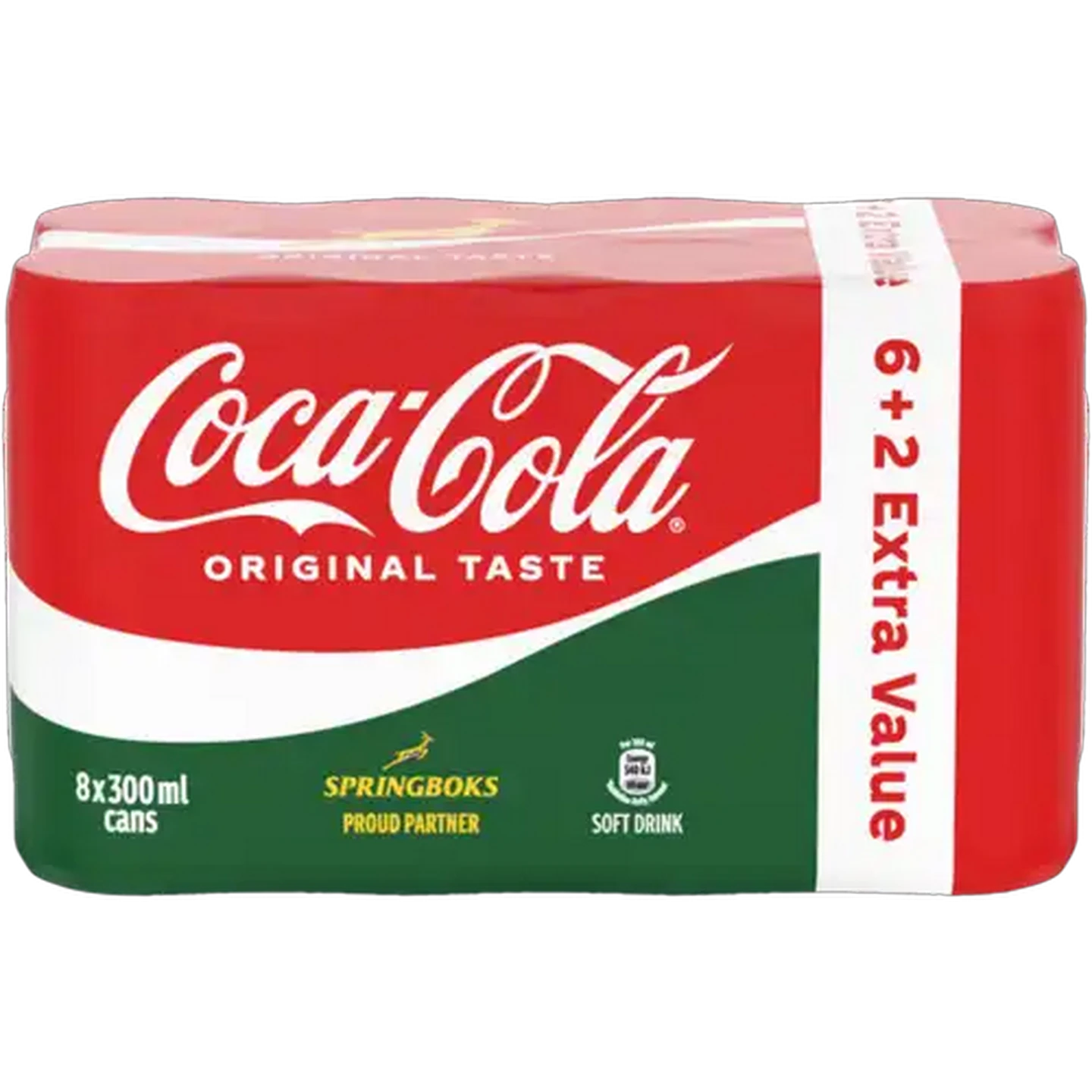 Image of Coca-Cola Original Taste Soft Drink 8 x 300ml