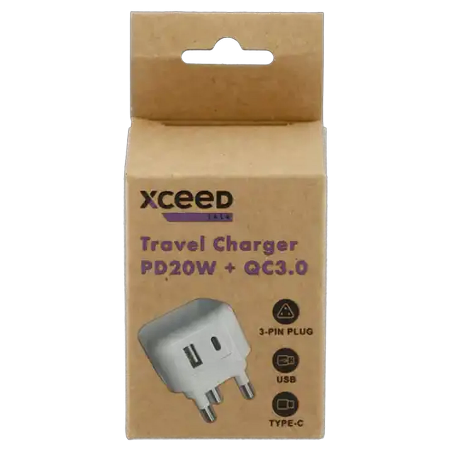 Image of Xceed White Travel Charger PD20W + QC3.0