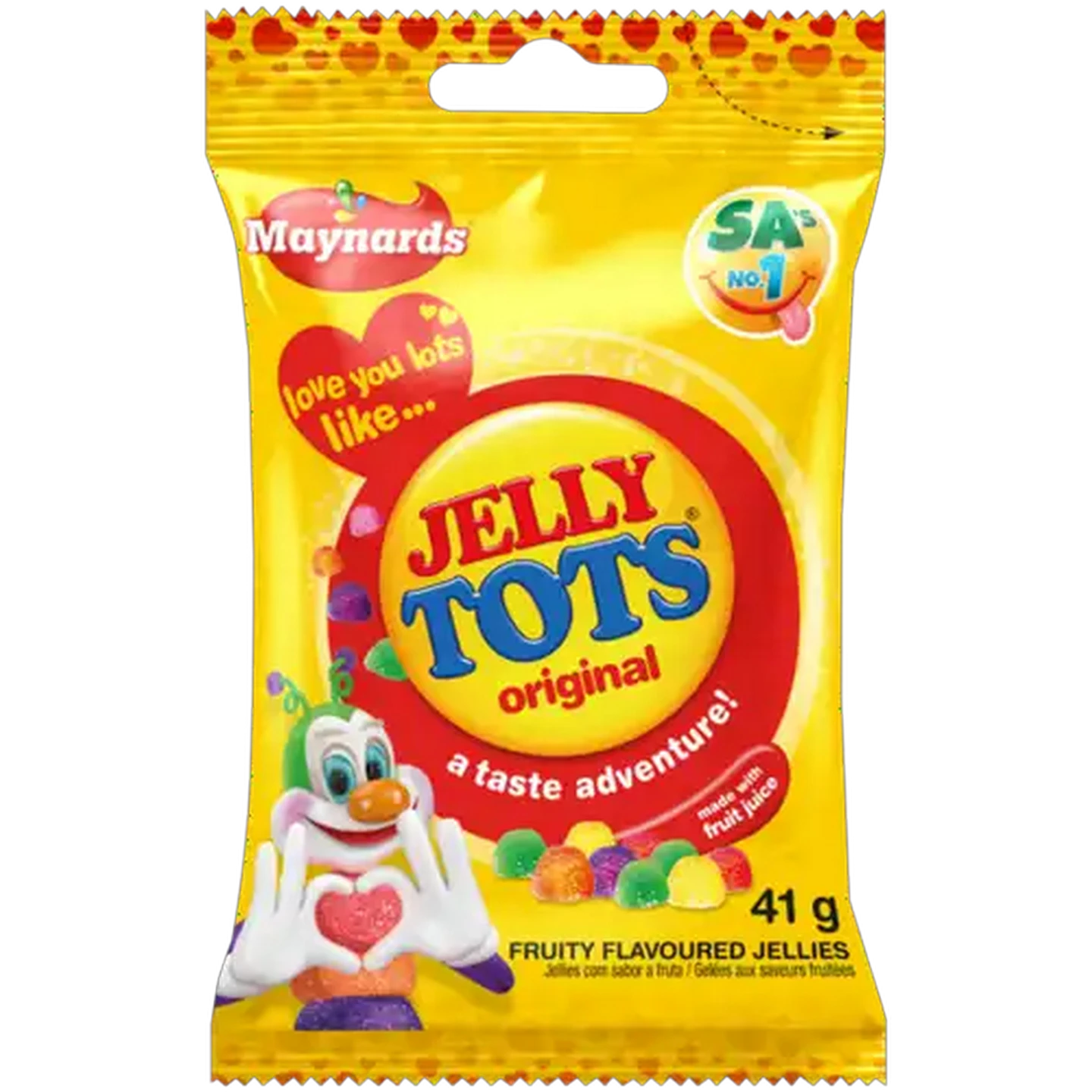 Image of Maynards Jelly Tots Original Fruity Flavoured Jellies 41g