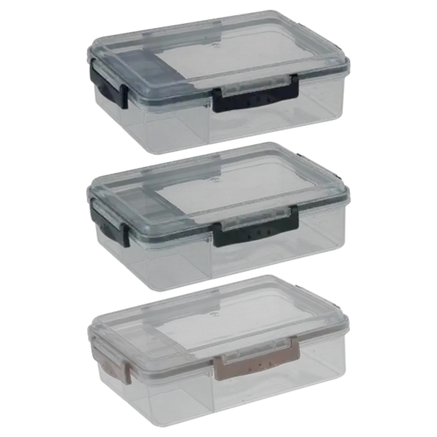 Image of Lunch To Go Plastic Clip Hinge Lunch Box 900ml (Colour May Vary)