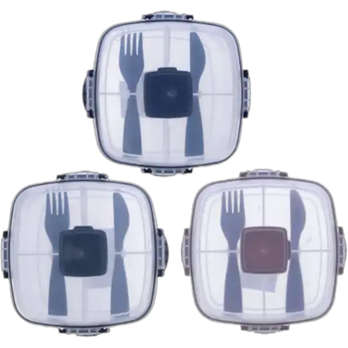 Image of Lunch To Go Lunch Box & Cutlery Set (Colour May Vary)