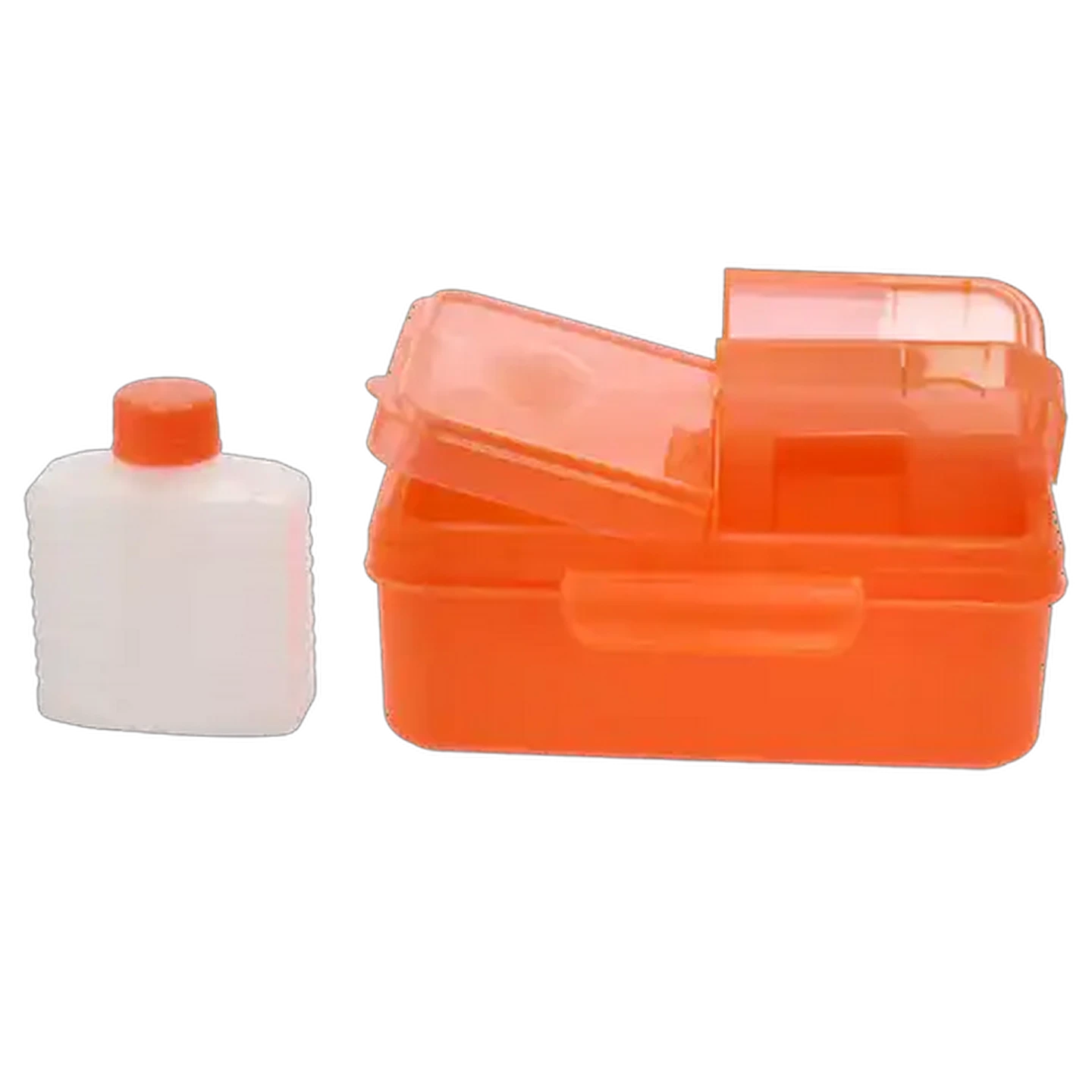 Image of Rectangular Compartment Lunchbox with Bottle (Colour May Vary)