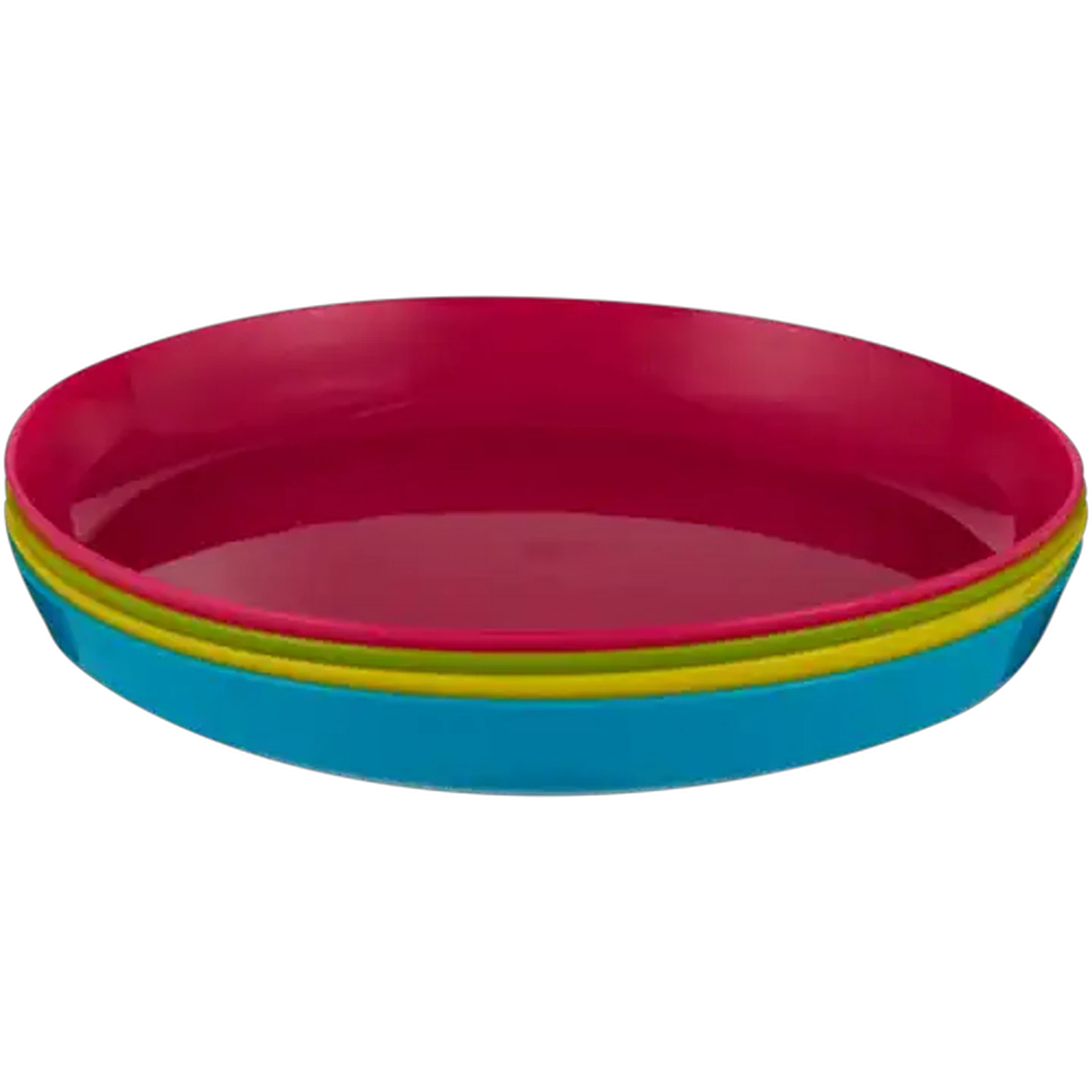 Image of Kids Multicoloured Plate Set 290ml 4 Piece