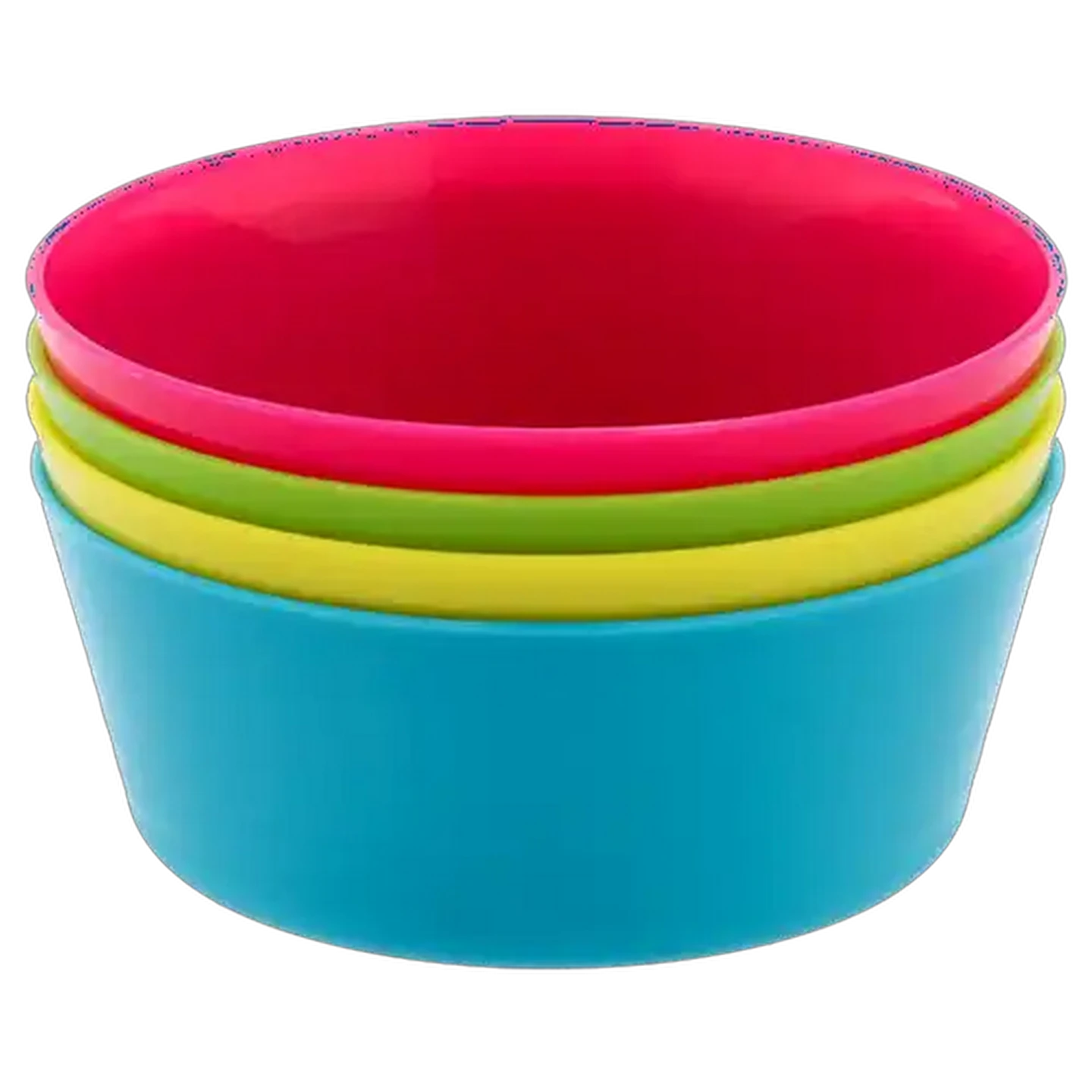 Image of Kids Multicoloured Plastic Bowl Set 4 Piece