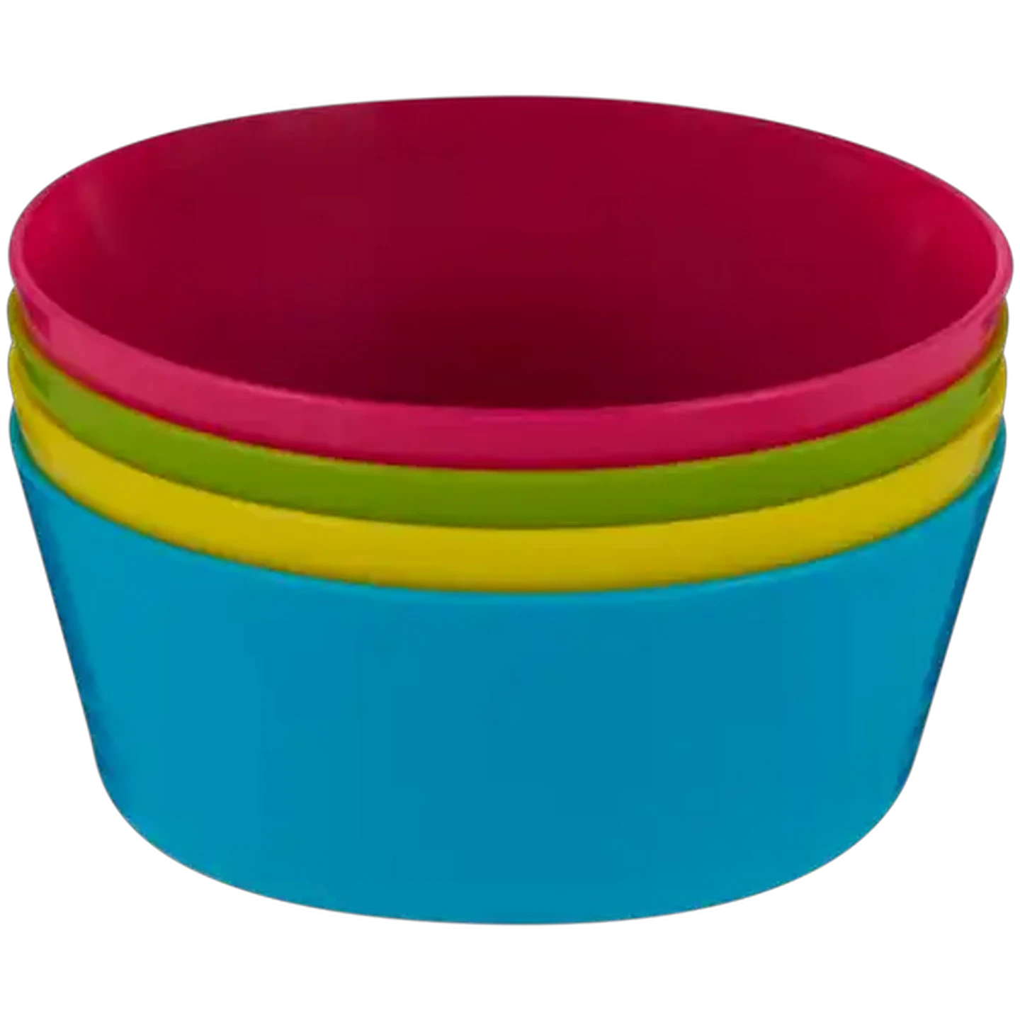 Image of Kids Multicoloured Plastic Bowl Set 4 Piece