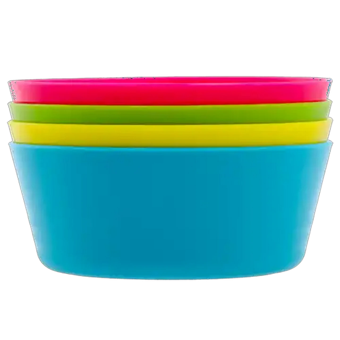 Image of Kids Multicoloured Plastic Bowl Set 4 Piece