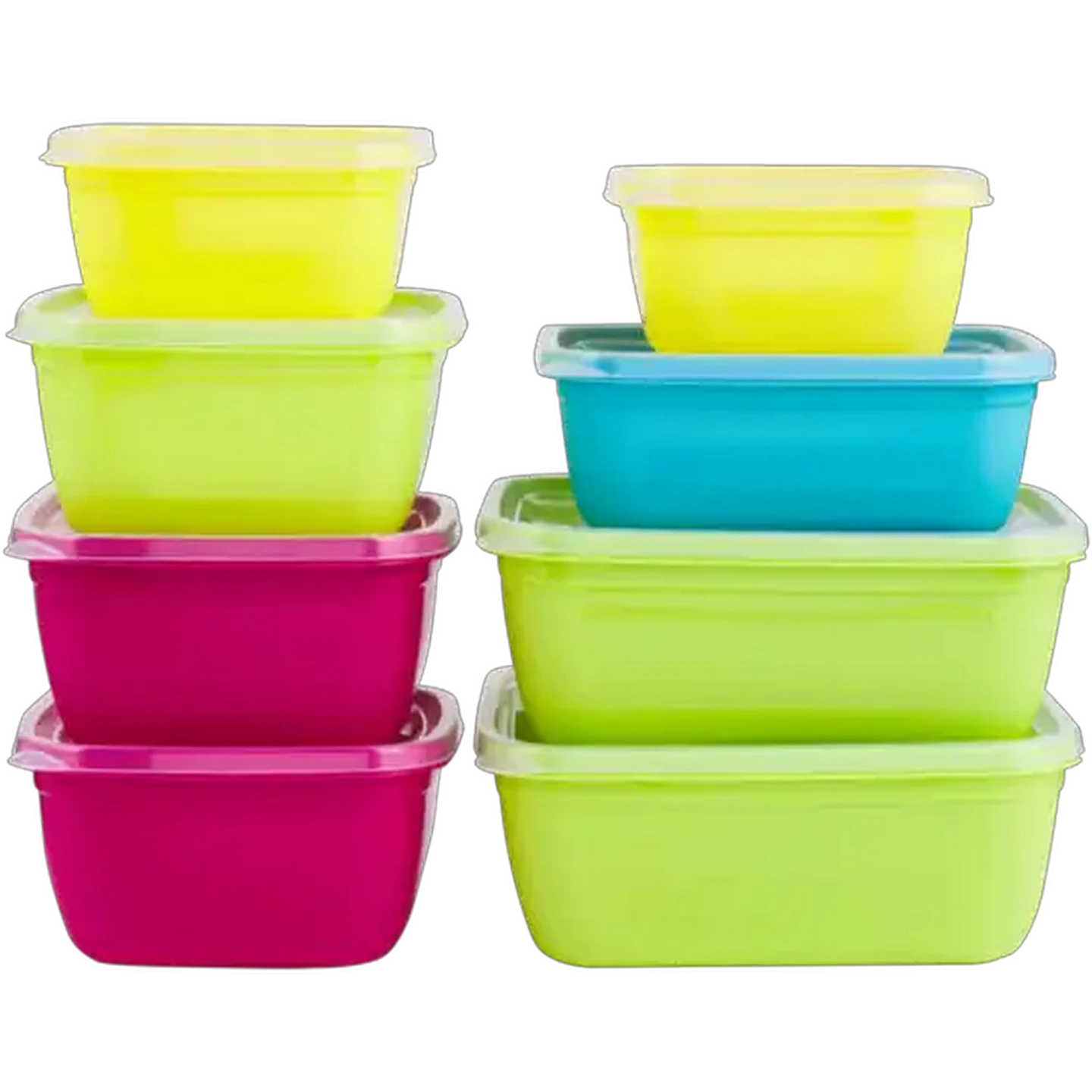 Image of &Stack Multicoloured Food Storage Container Set 12-Piece