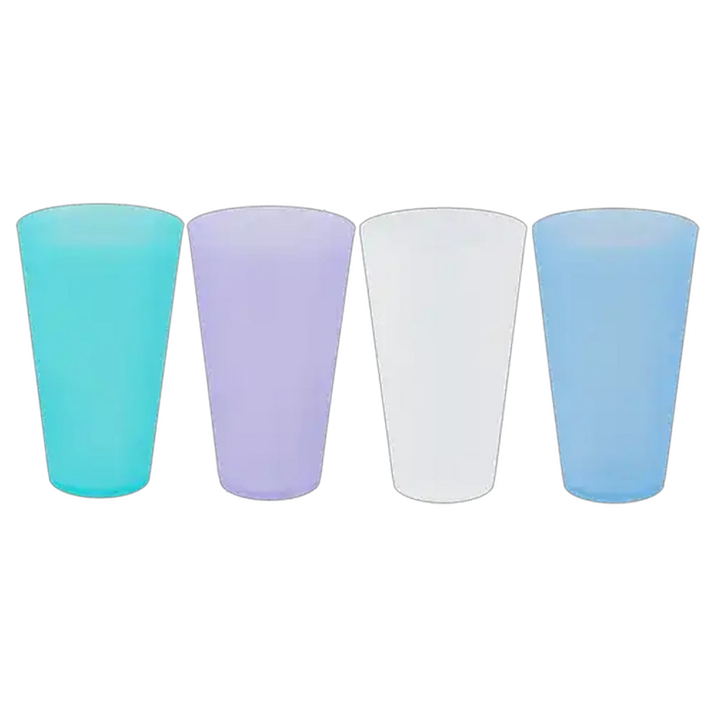 Image of Milky Plastic Tumbler 600ml 4 Piece