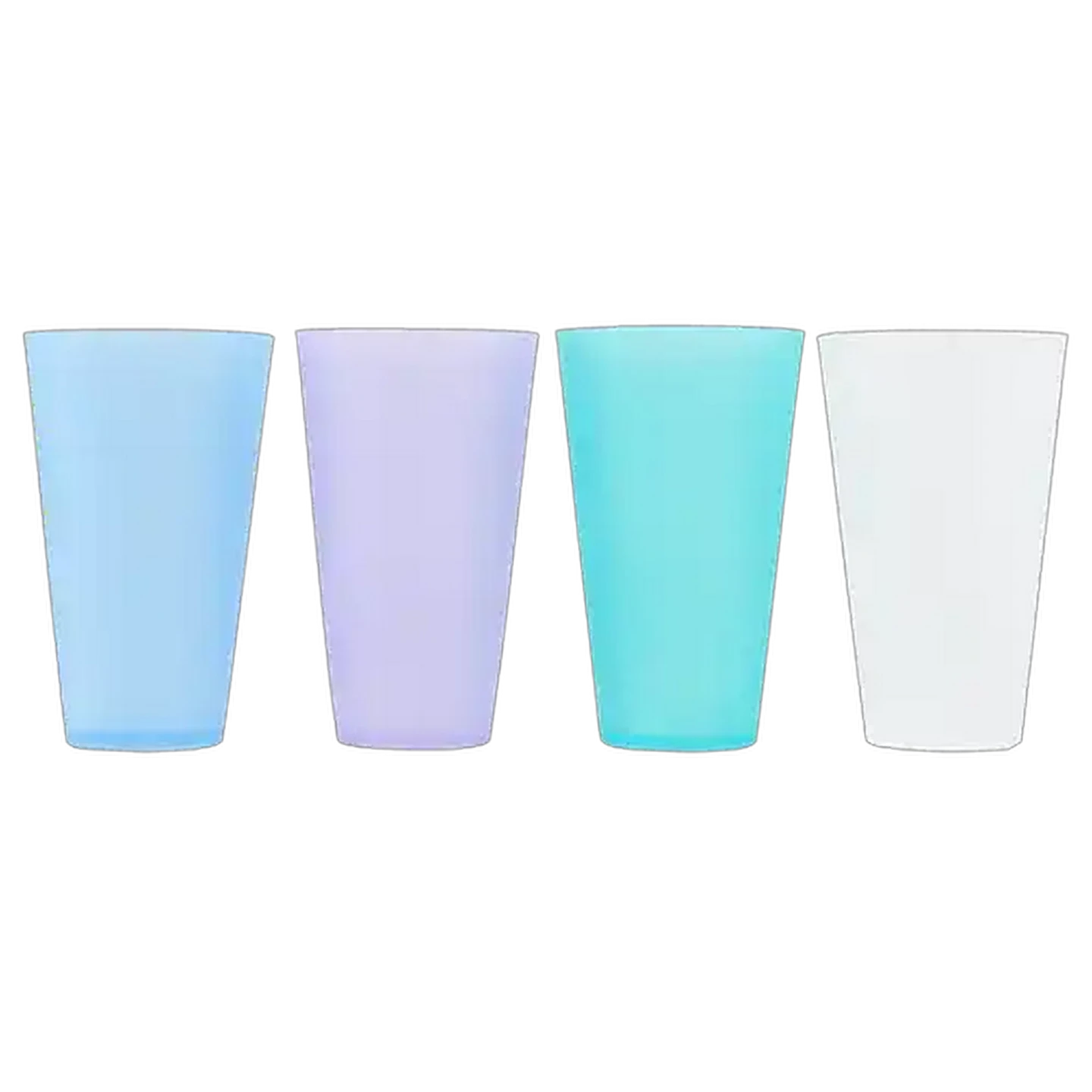Image of Milky Plastic Tumbler 600ml 4 Piece