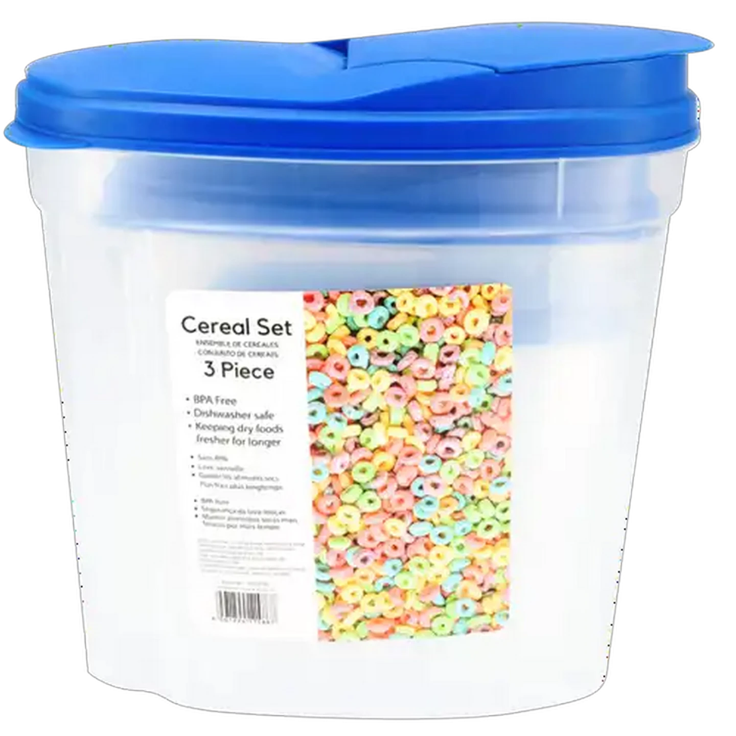 Image of Cereal Container Set 3in1