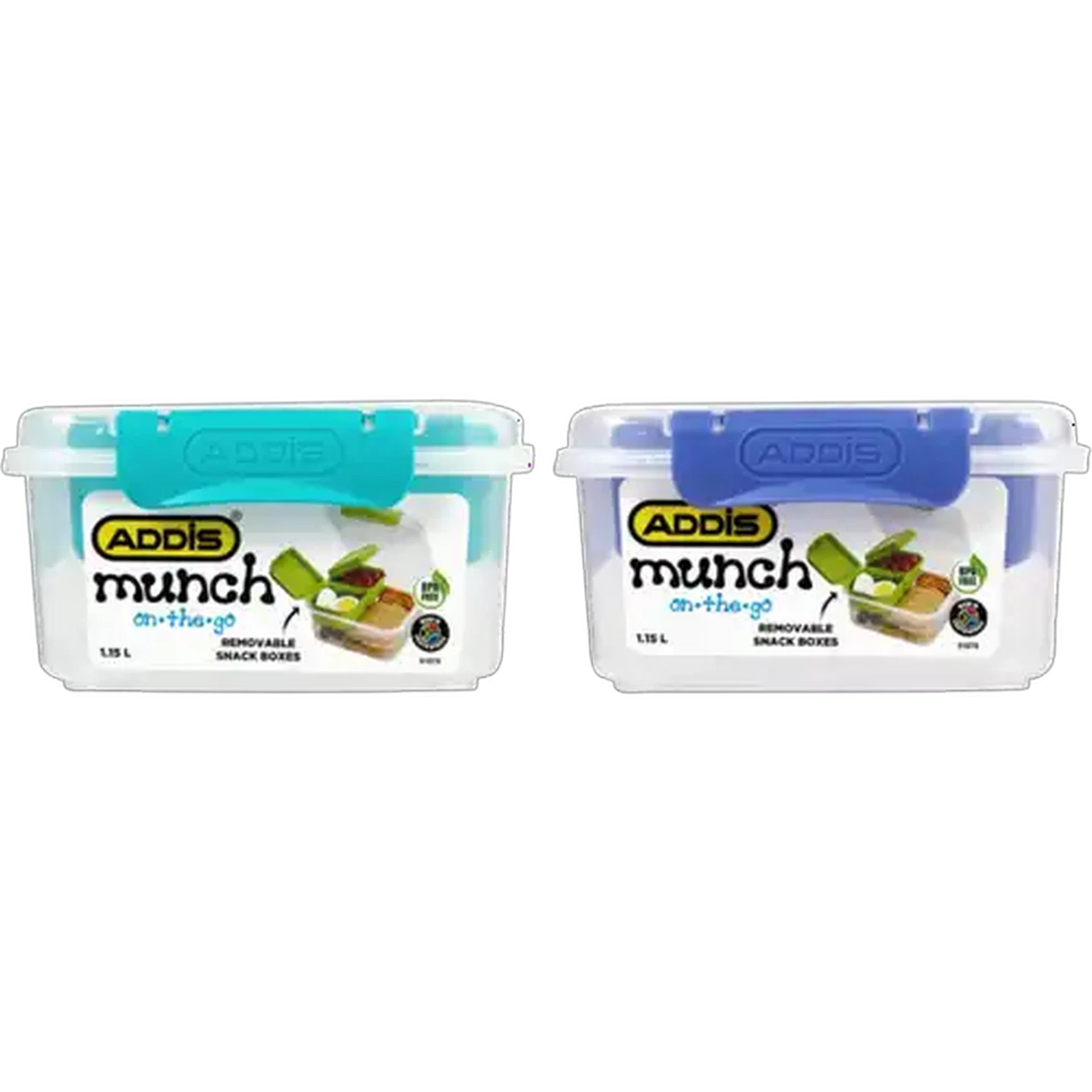 Image of ADDIS Square Clip 'n Seal Container 1.2L (Colour May Vary)