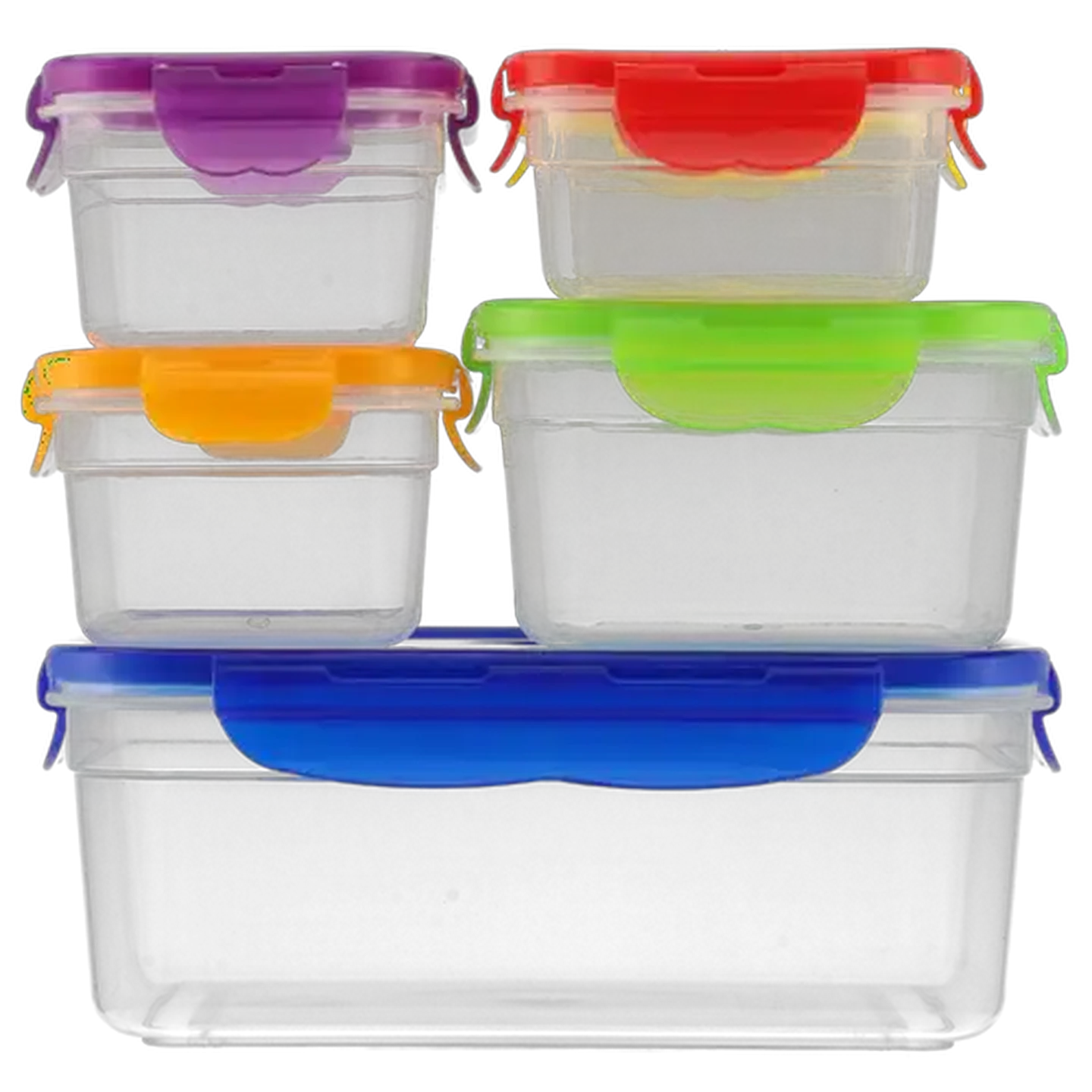 Image of Prolock Clip Lock Container Set with Lids 6-Piece