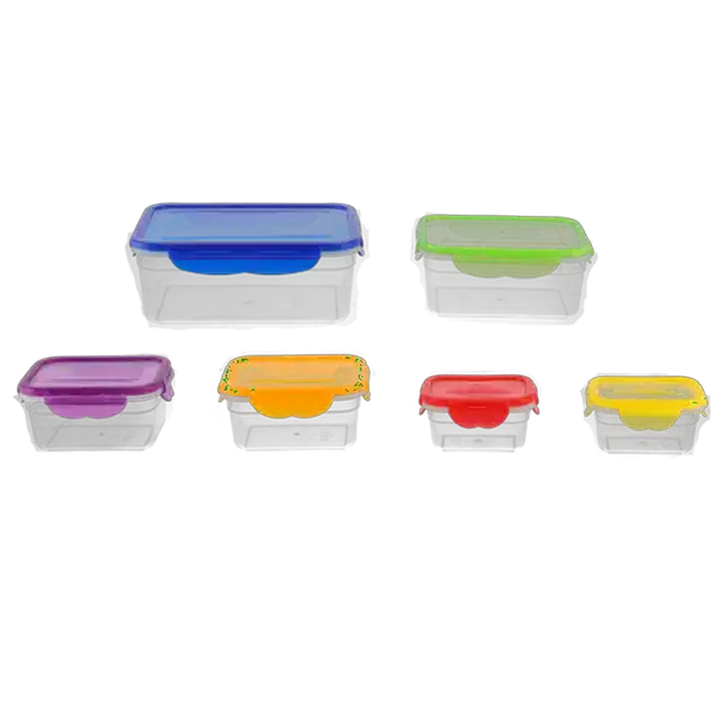 Image of Prolock Clip Lock Container Set with Lids 6-Piece