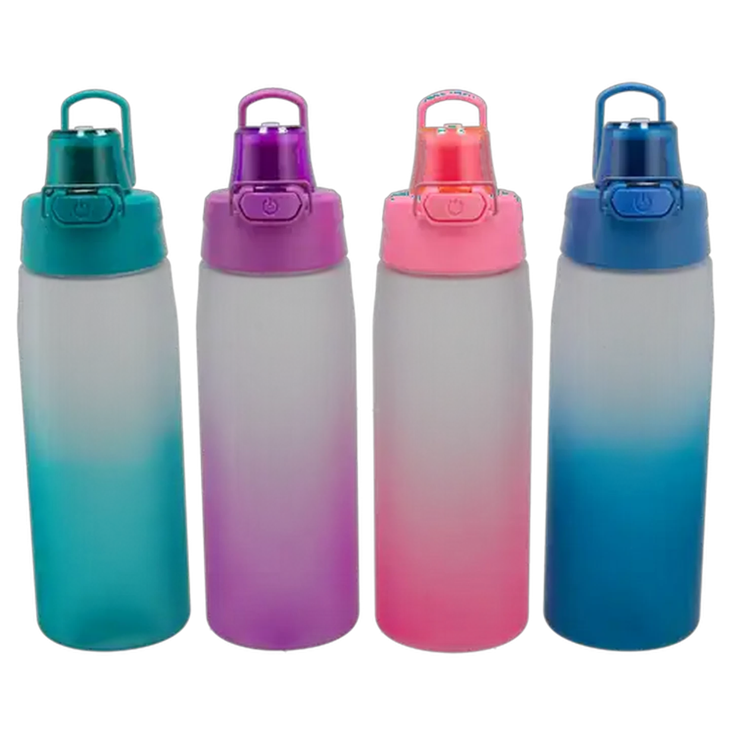 Image of 2 Tone Flip Lock Bottle 650ml (Colour May Vary)