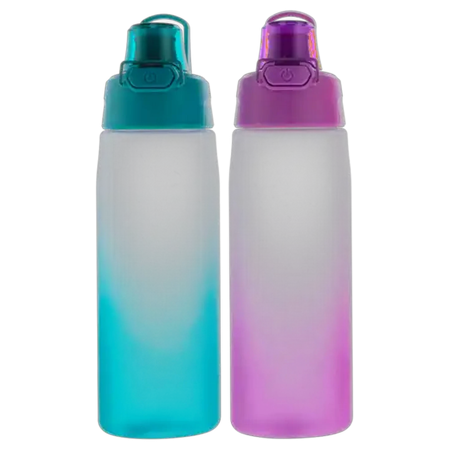 Image of 2 Tone Flip Lock Bottle 650ml (Colour May Vary)