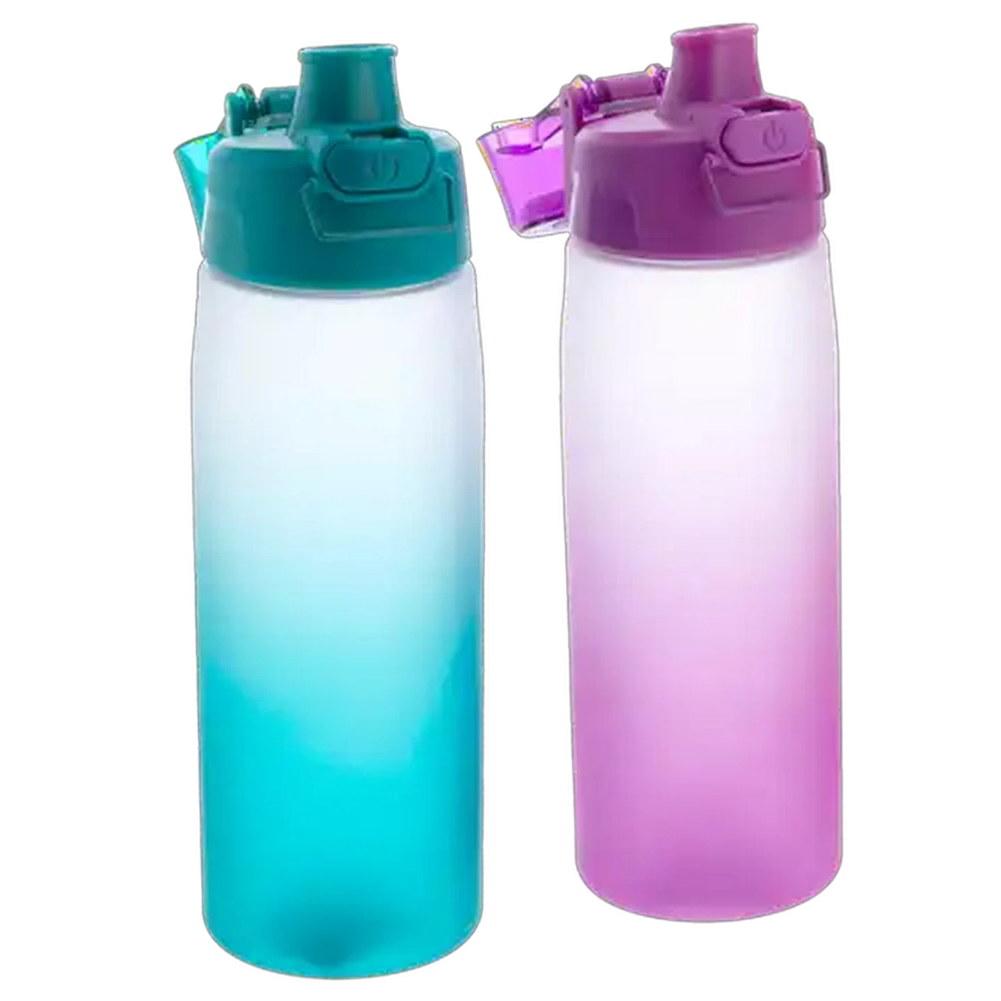 Image of 2 Tone Flip Lock Bottle 650ml (Colour May Vary)