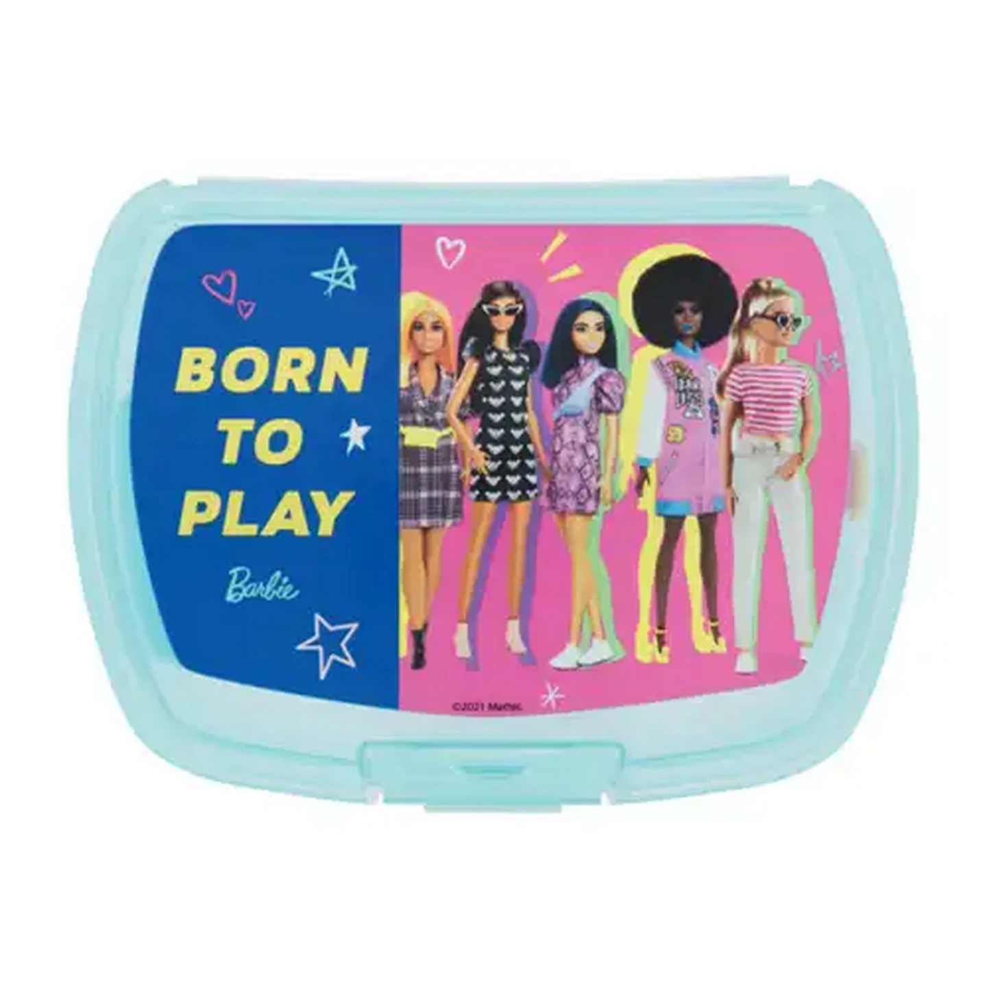 Image of Barbie Born To Play Lunchbox & Bottle Set