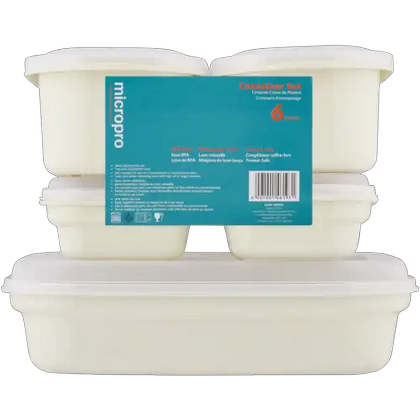 Image of Micropro Microwave Container Set 5 Piece