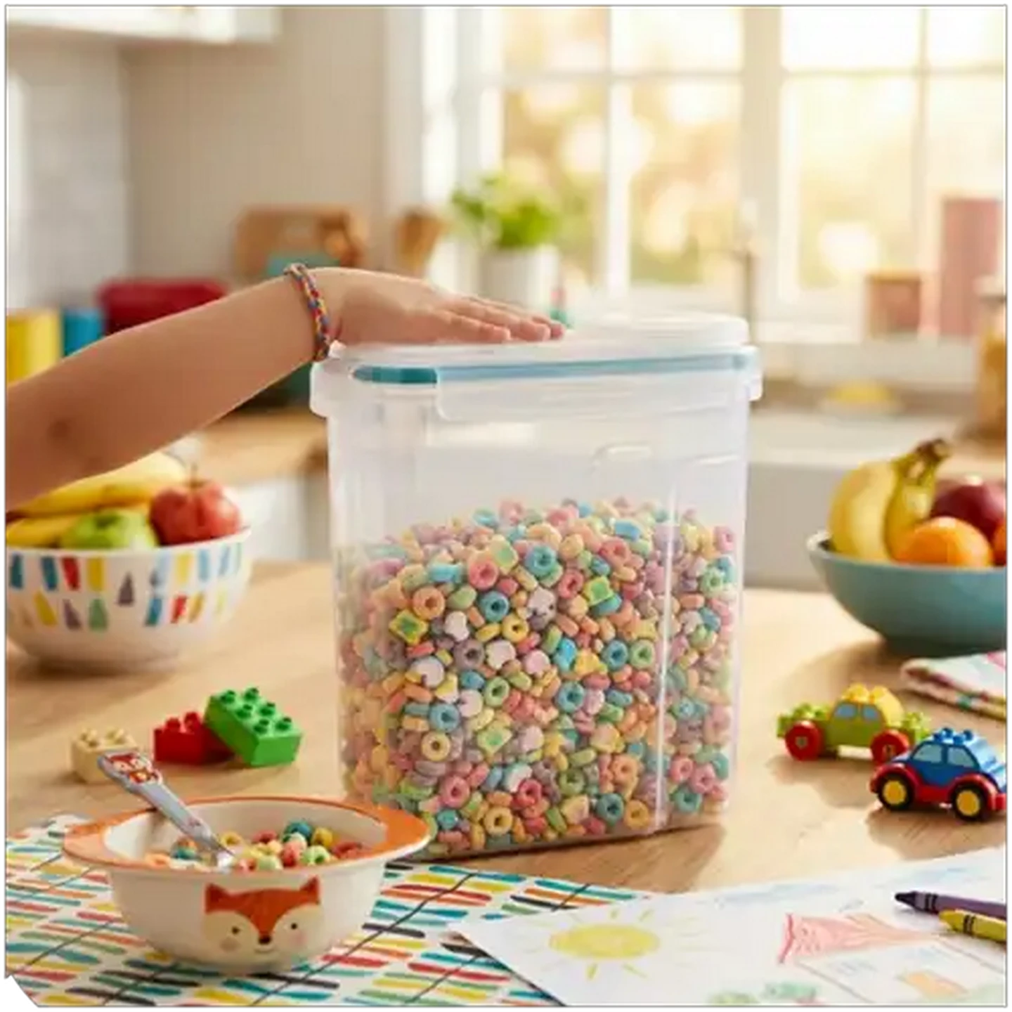Image of Plastic Cereal Storage Container 4L