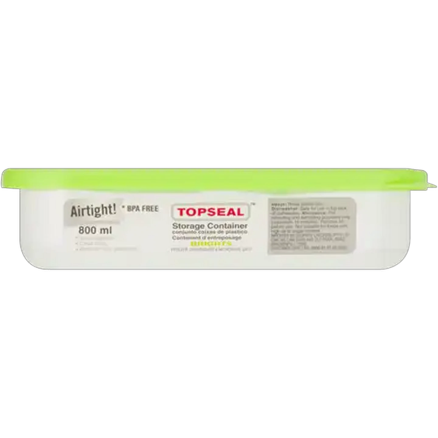 Image of Topseal Brights Storage Container 800ml (Colour May Vary)