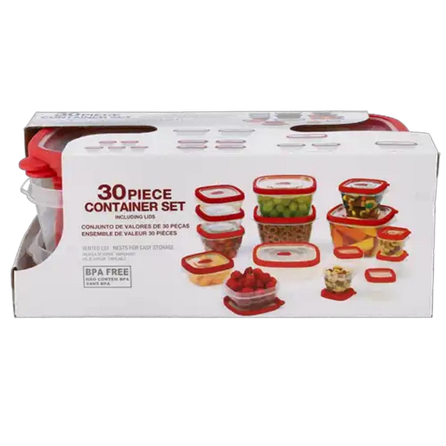 Image of Plastic Container Set 30-Piece
