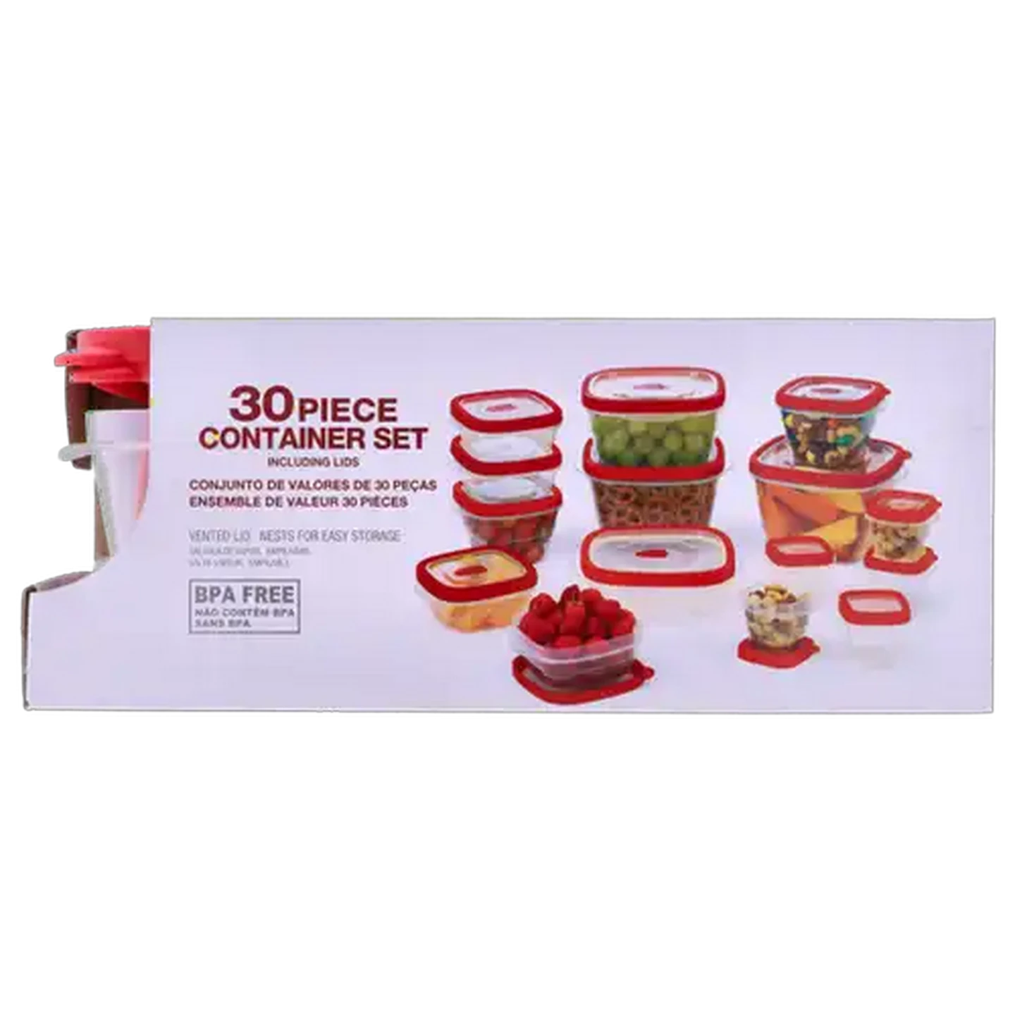 Image of Plastic Container Set 30-Piece