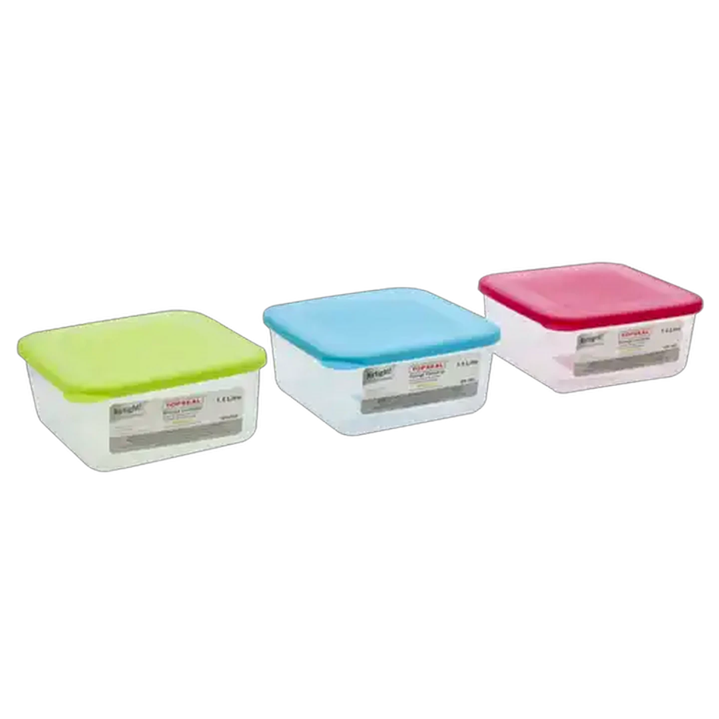 Image of Topseal Brights Square Container 1.4L (Colour May Vary)