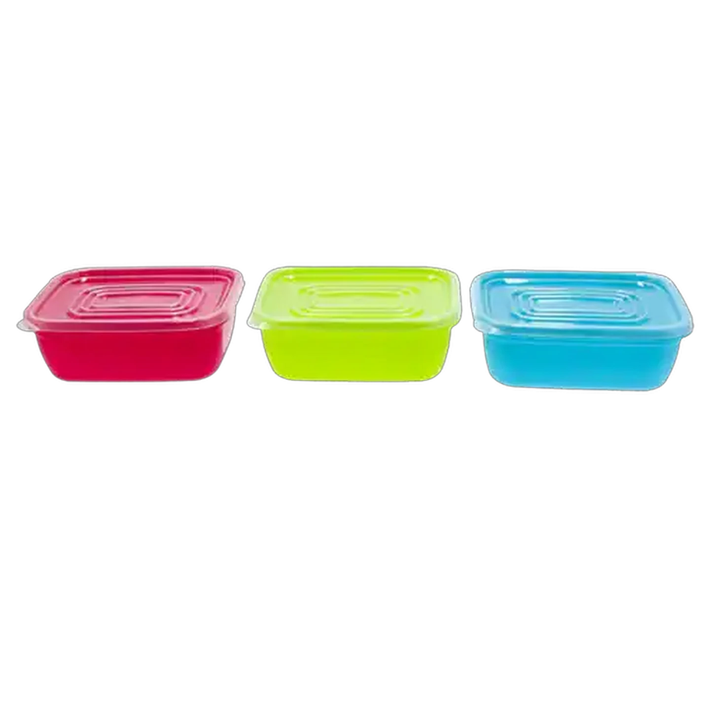 Image of &Stack Multicoloured 3 In 1 Multi Storage Medium Rectangular Container Set 3-Pack