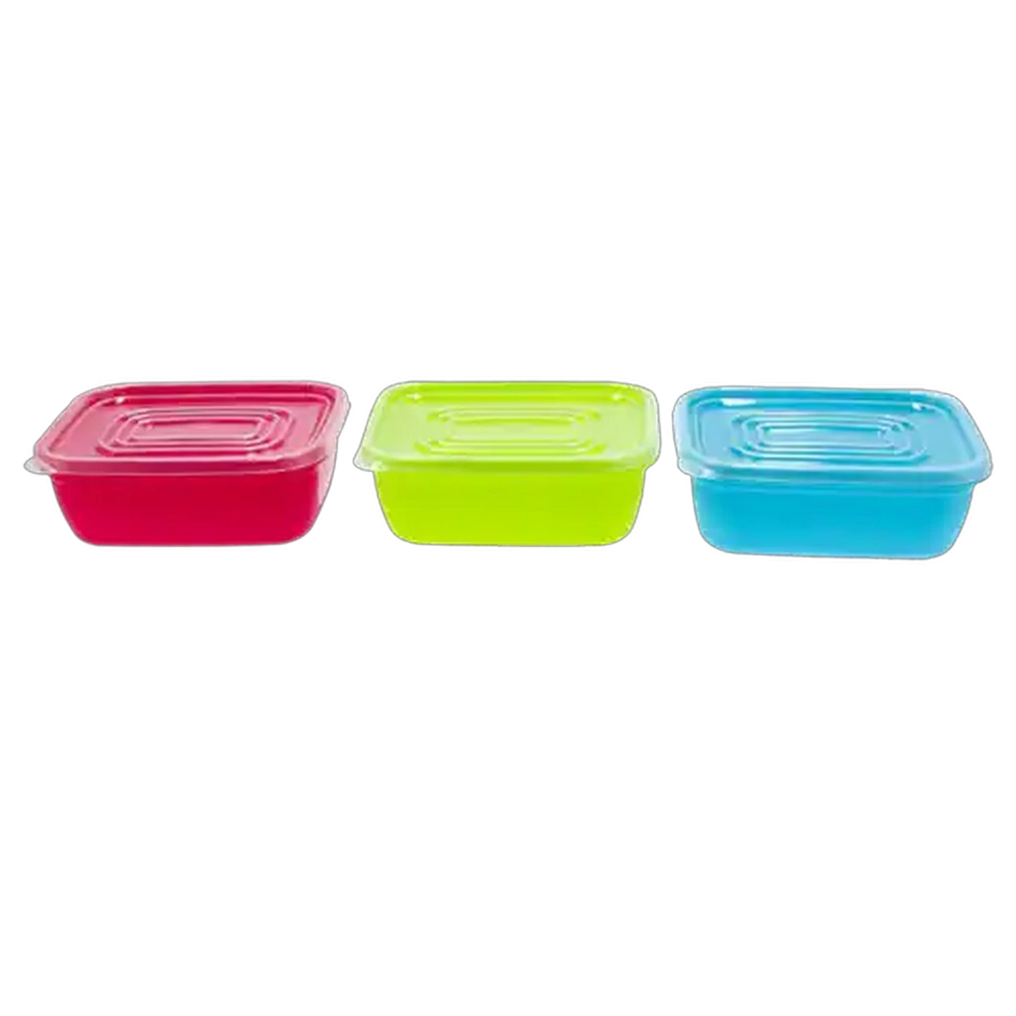 Image of &Stack Multicoloured 3 In 1 Multi Storage Medium Rectangular Container Set 3-Pack