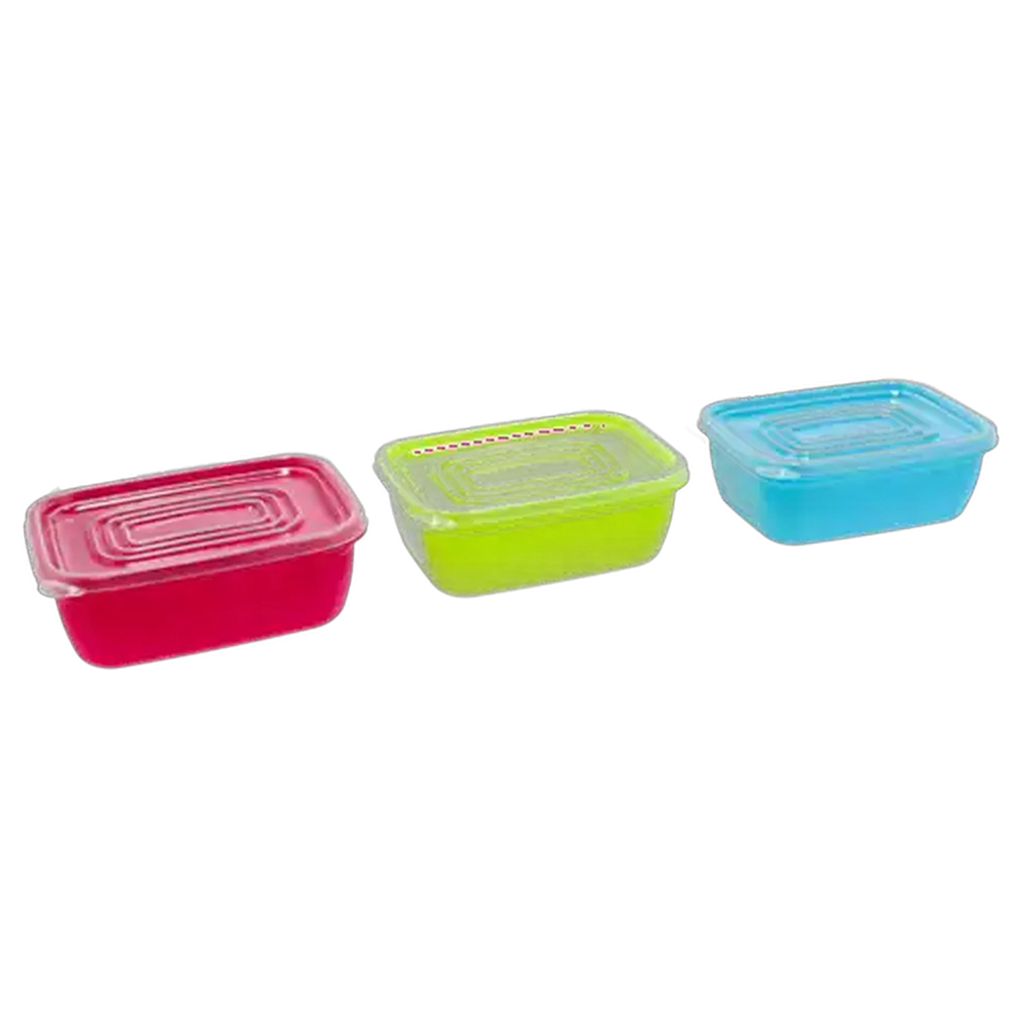 Image of &Stack Multicoloured 3 In 1 Multi Storage Medium Rectangular Container Set 3-Pack