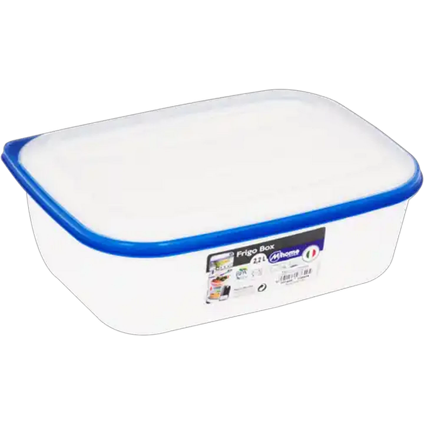Image of M-Home Blue Frigo Box Rectangular Container 2.2L