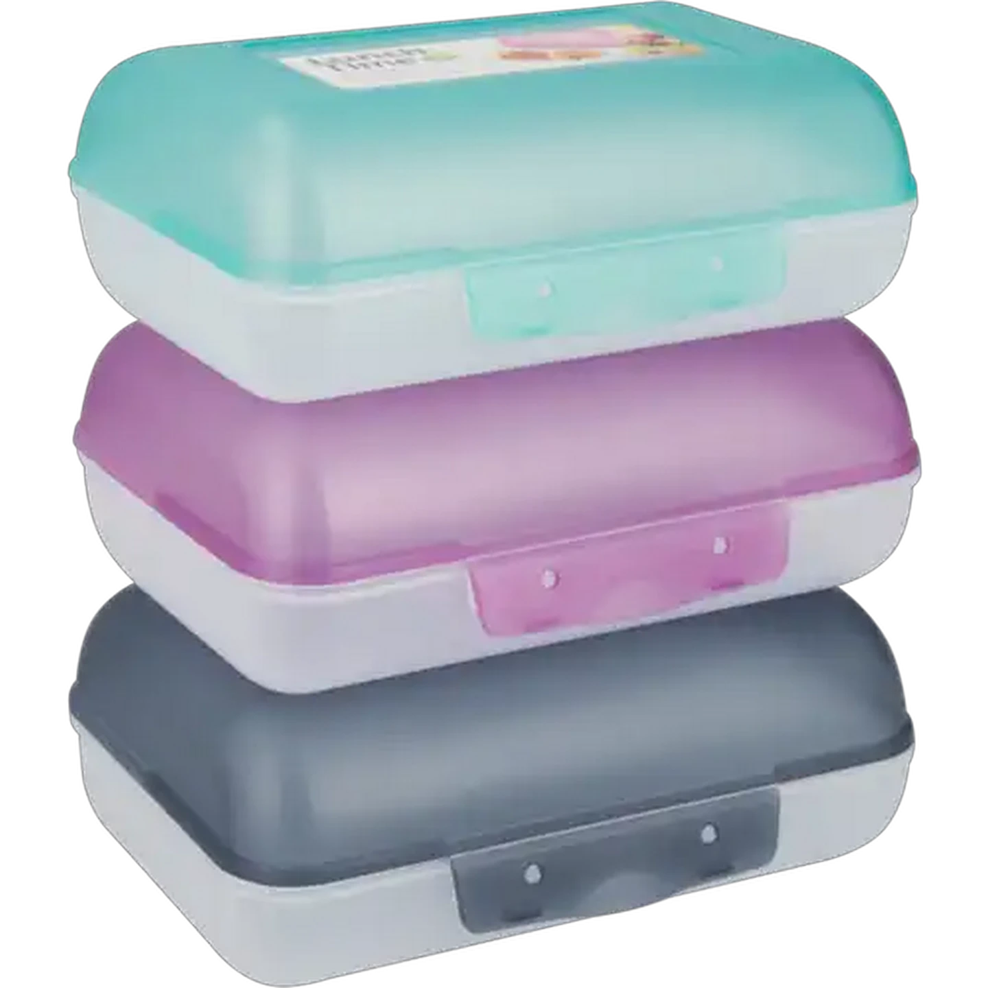 Image of Lunch Time Gelin Plastic Lunch Box (Colour May Vary)