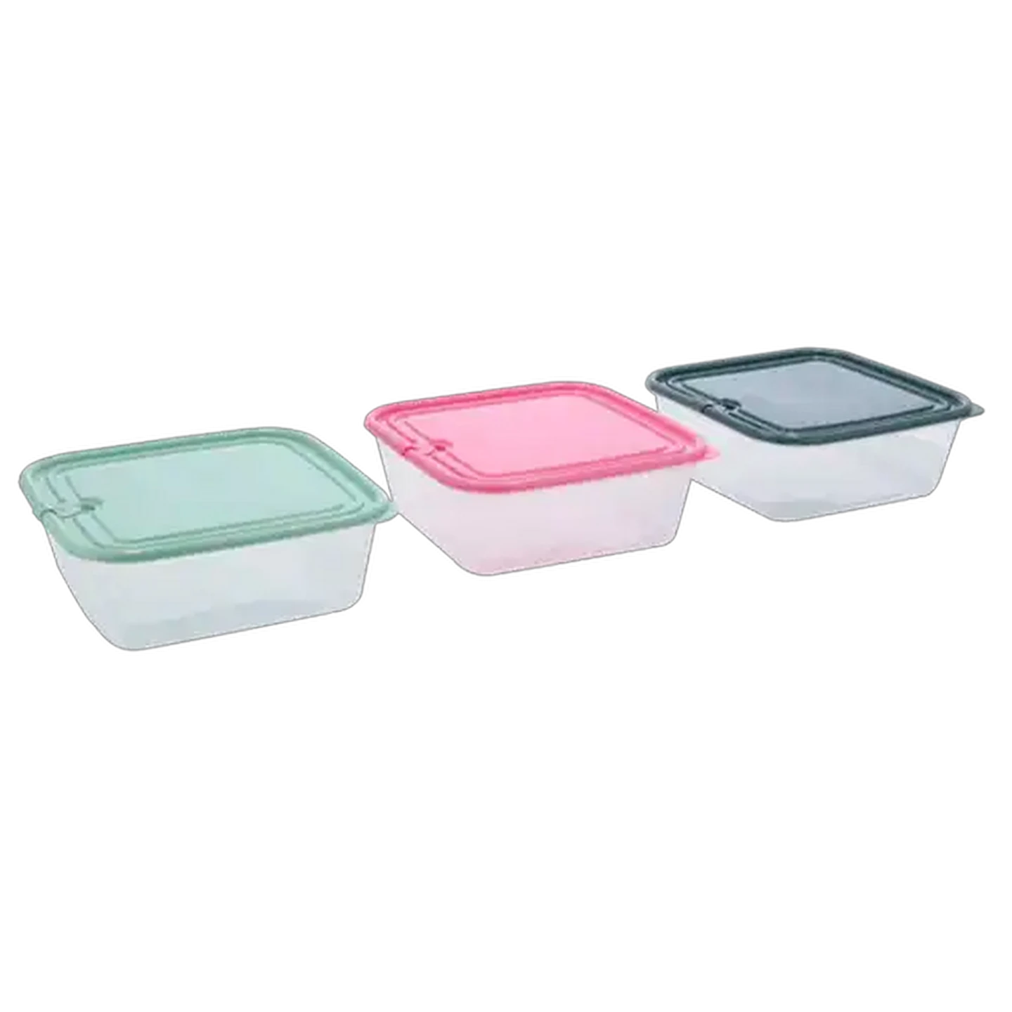 Image of Home Discovery Square Airtight Containers 1.4L 3-Pack