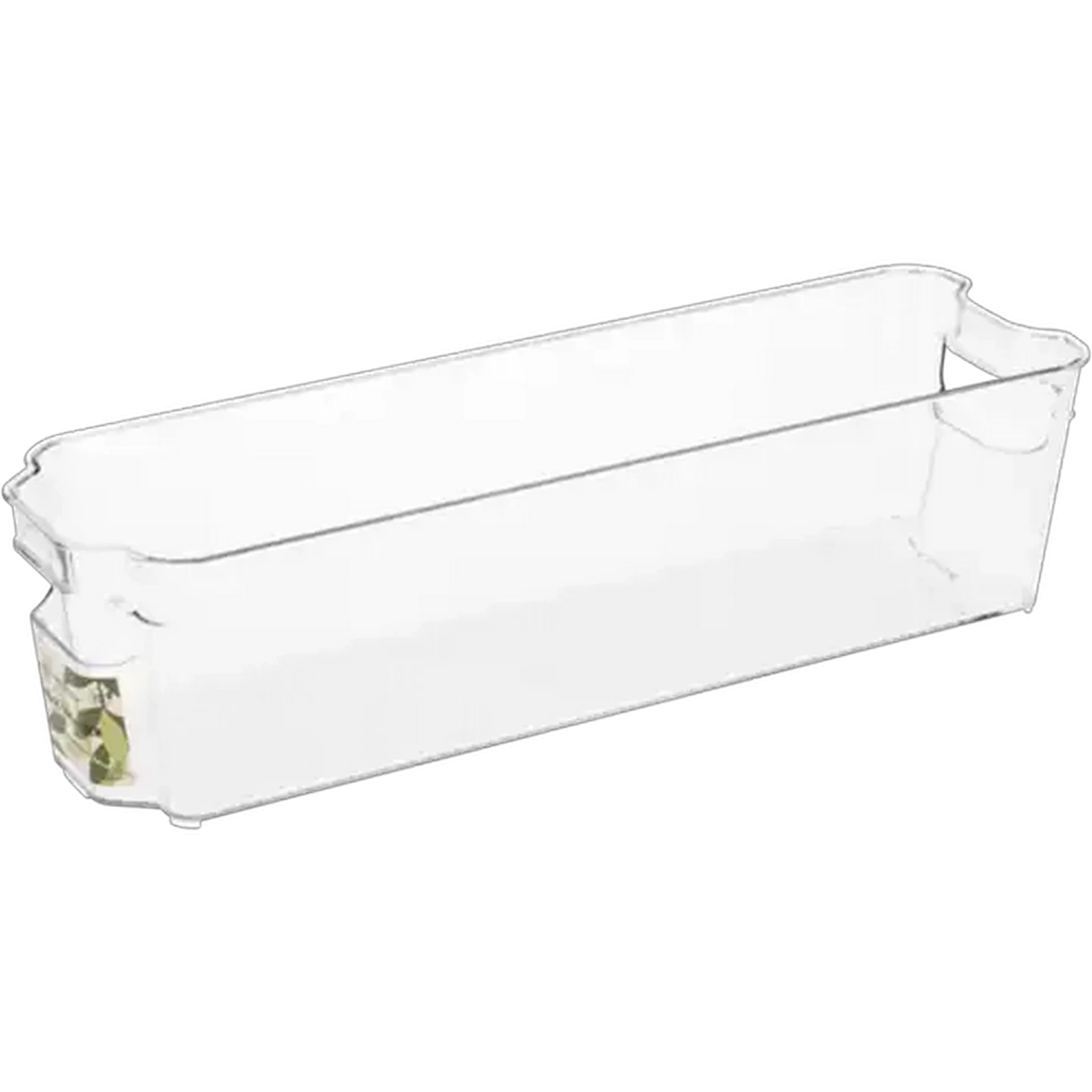 Image of Fridge & Pantry Plastic Narrow Clear Storage Organiser