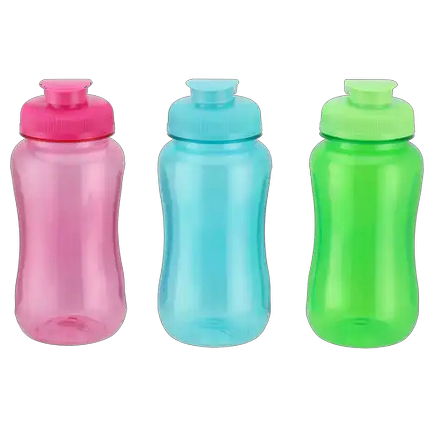 Image of Flip Cap Small PET Bottle 500ml (Colour May Vary)