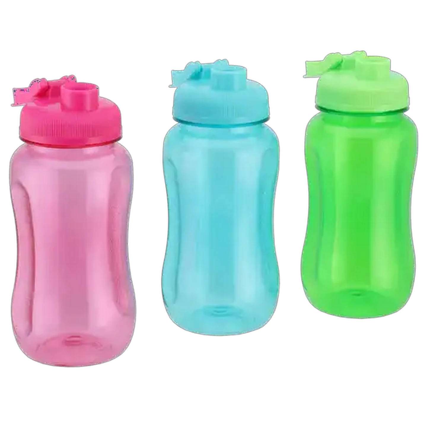 Image of Flip Cap Small PET Bottle 500ml (Colour May Vary)
