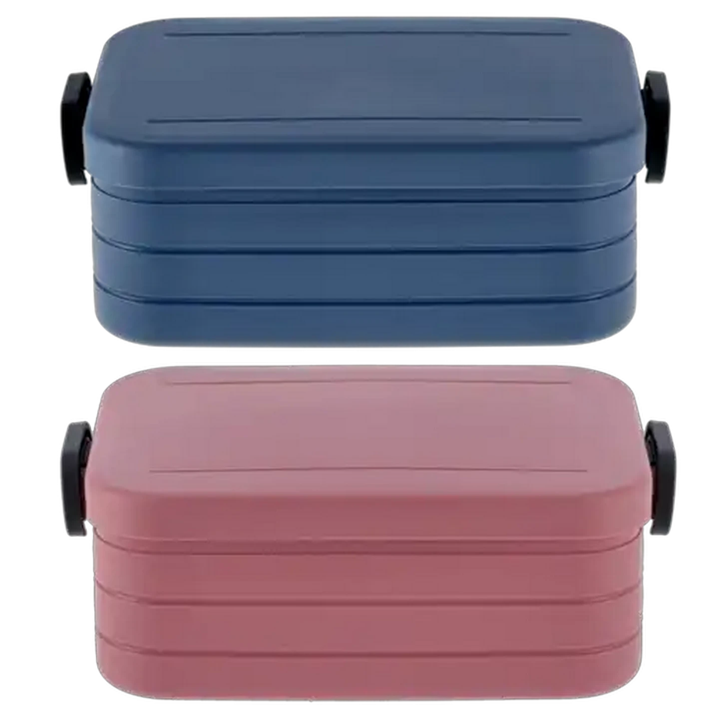 Image of Plastic Bento 3-Compartment Lunch Box 900ml (Colour May Vary)