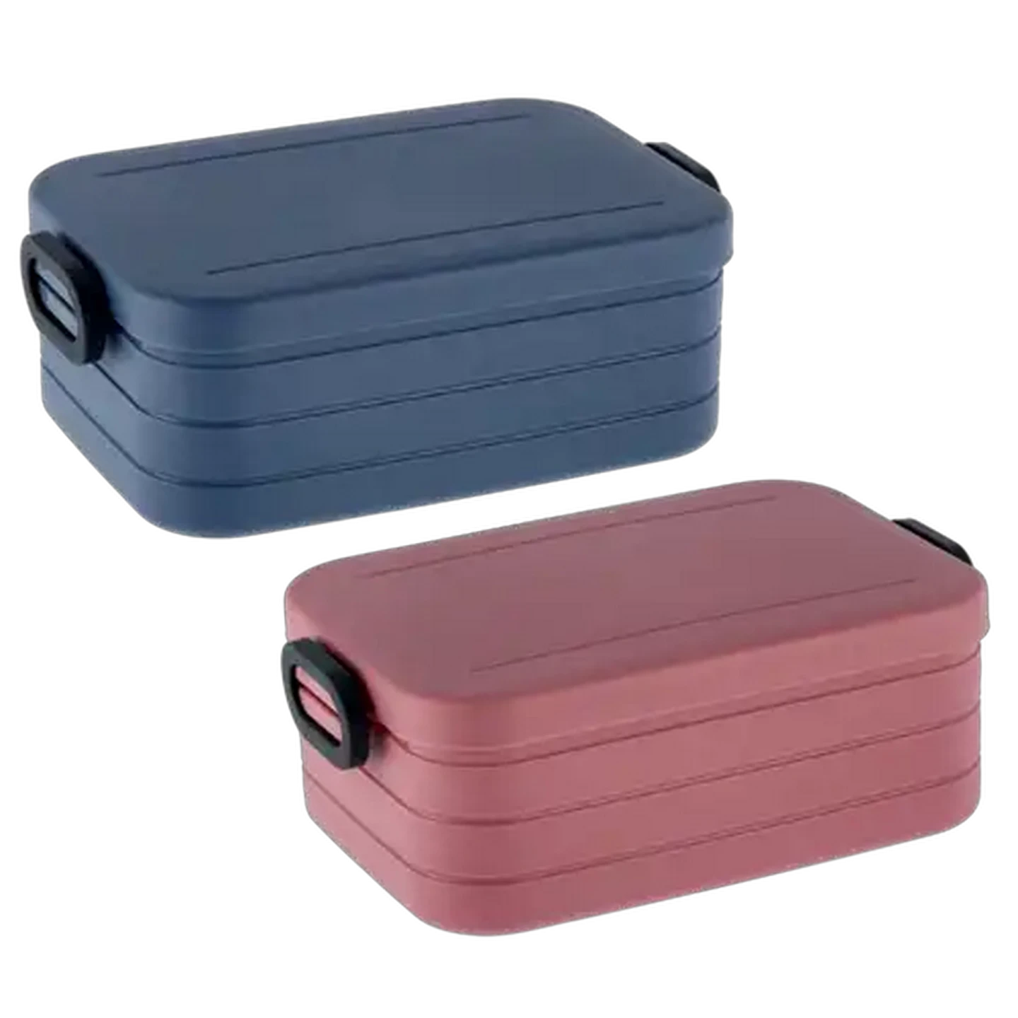 Image of Plastic Bento 3-Compartment Lunch Box 900ml (Colour May Vary)