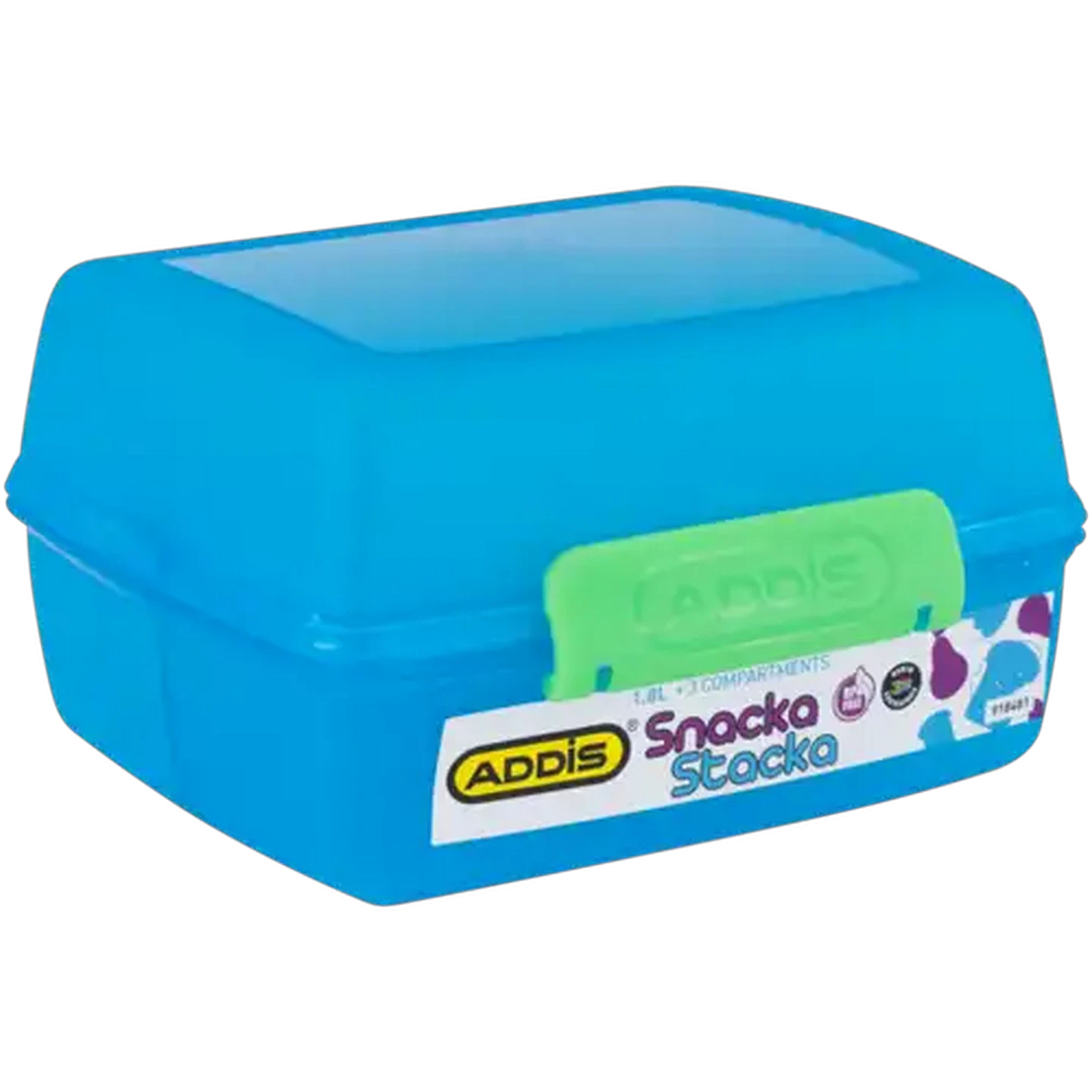 Image of ADDIS Snacka Stacka Lunch Box 1.8L (Colour May Vary)