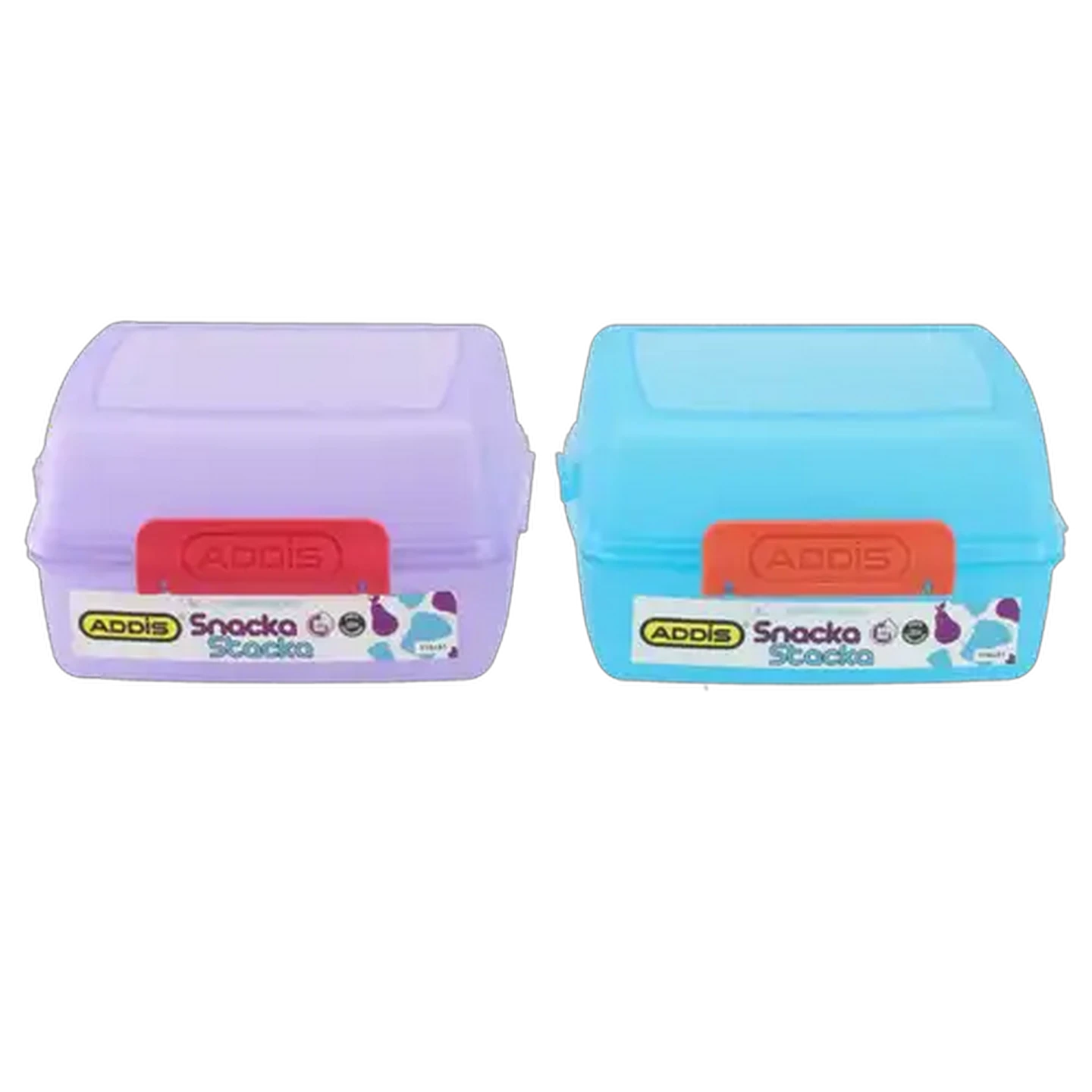 Image of ADDIS Snacka Stacka Lunch Box 1.8L (Colour May Vary)
