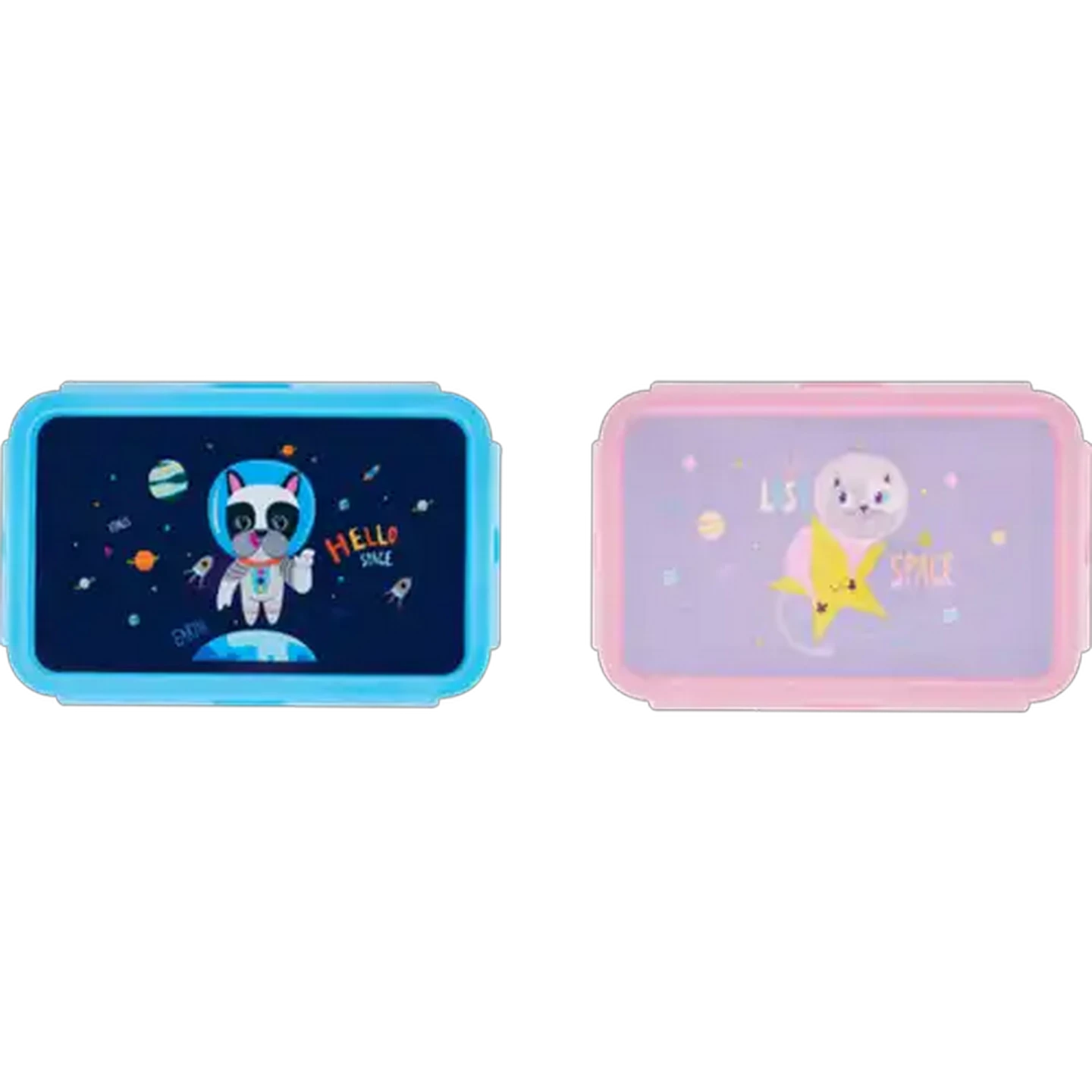 Image of Kids Divider Lunch Box (Colour May Vary)