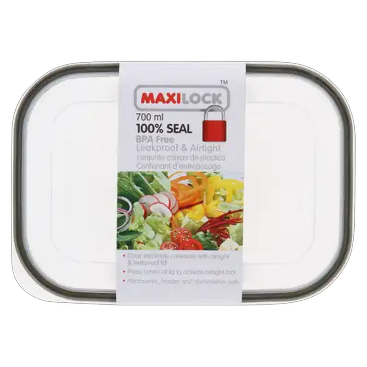 Image of Maxilock Rectangle Container 70ml